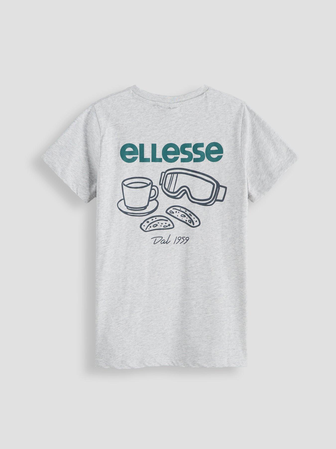 Image 4 of 5 of Ellesse Junior Malner 2 Pack T-shirt - Grey