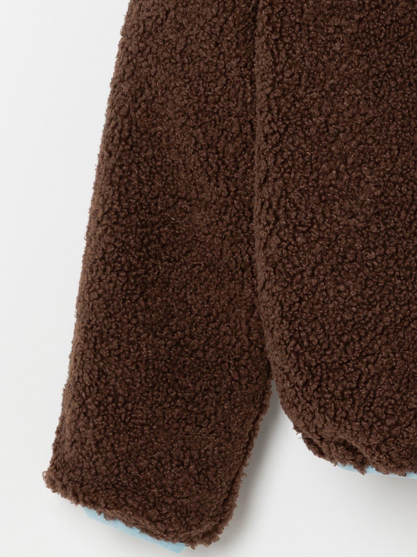 Image 3 of 4 of Ellesse Junior Nell'Oro Full Zip Hoodie - Brown