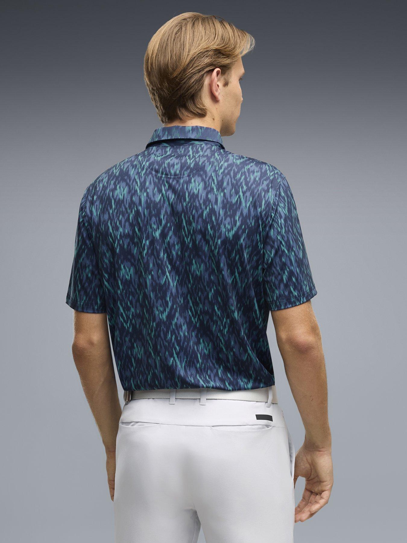 Image 2 of 6 of Puma Mens Golf Northern Lights Polo - Navy