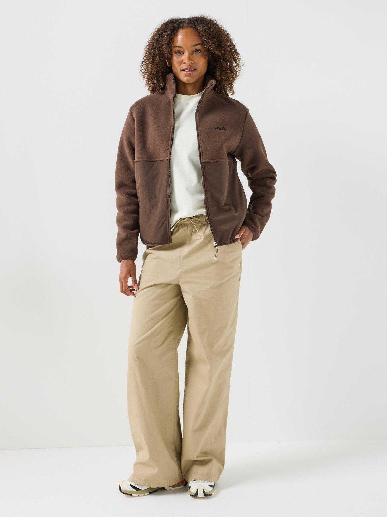 Ellesse Womens Valaperta Full Zip Jacket - Brown | Very