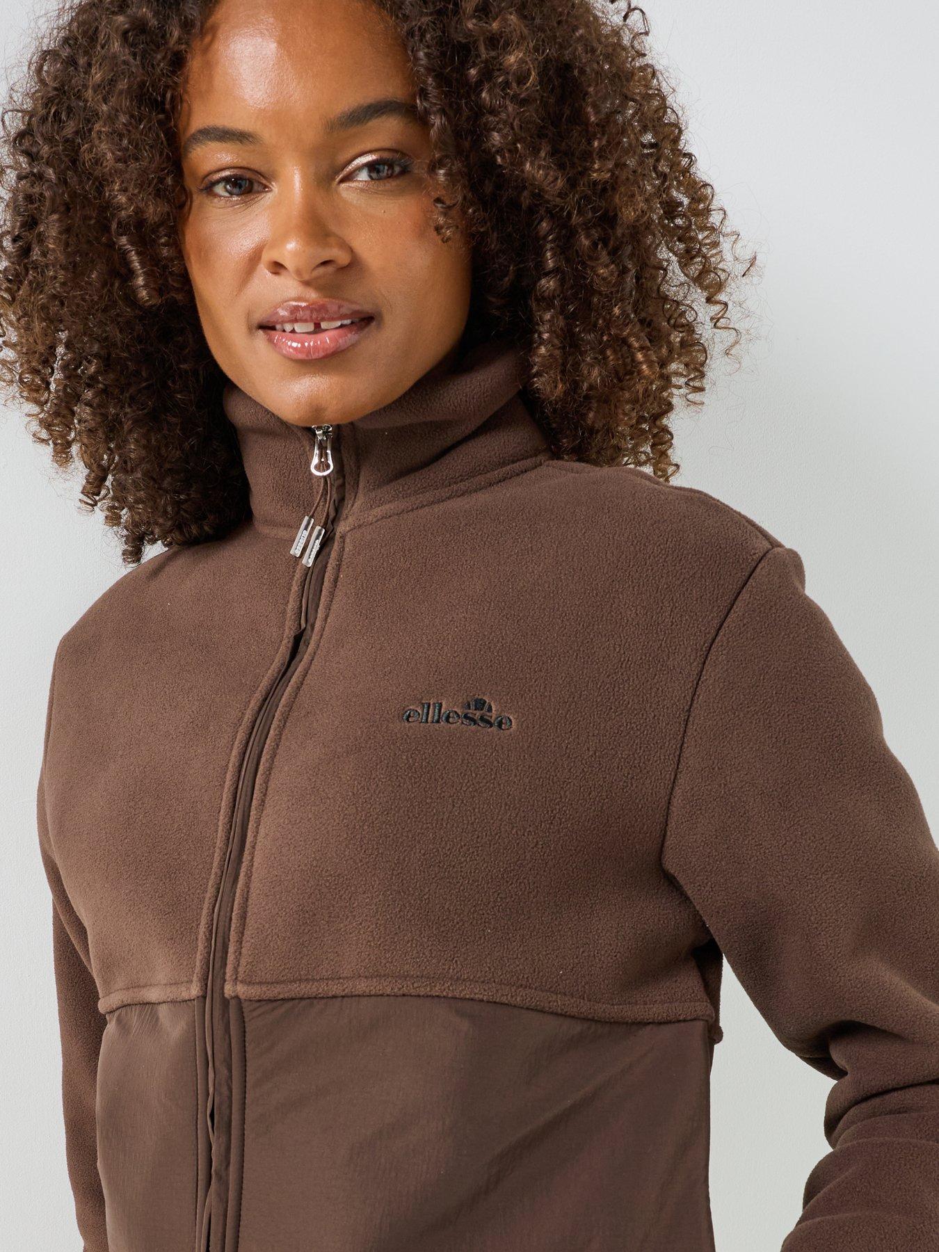 Ellesse Womens Valaperta Full Zip Jacket - Brown | Very