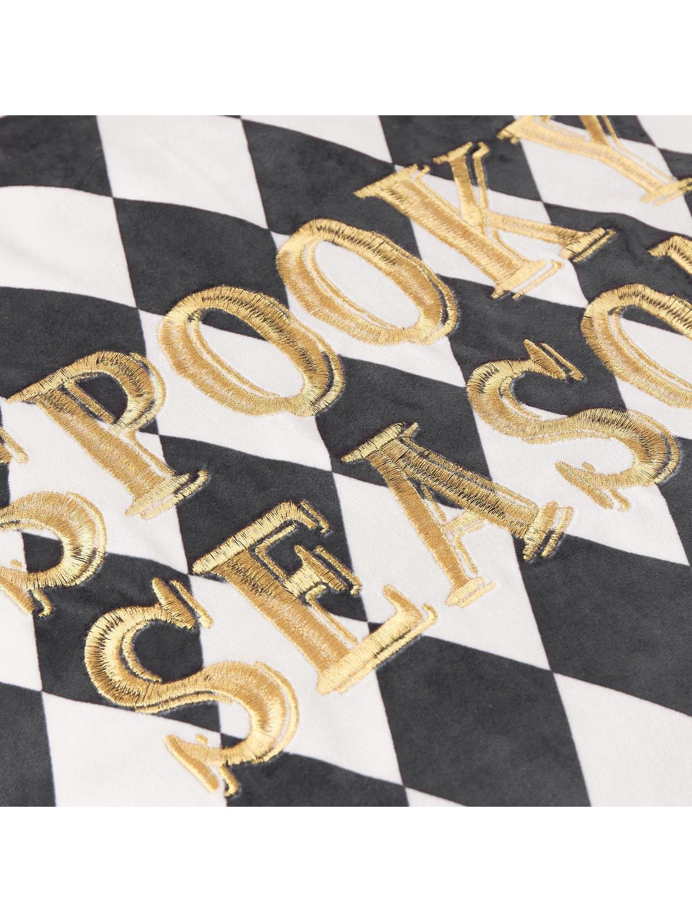 Image 3 of 5 of Furn Spooky Season 45x45 Polyester Cushion Gold/mono