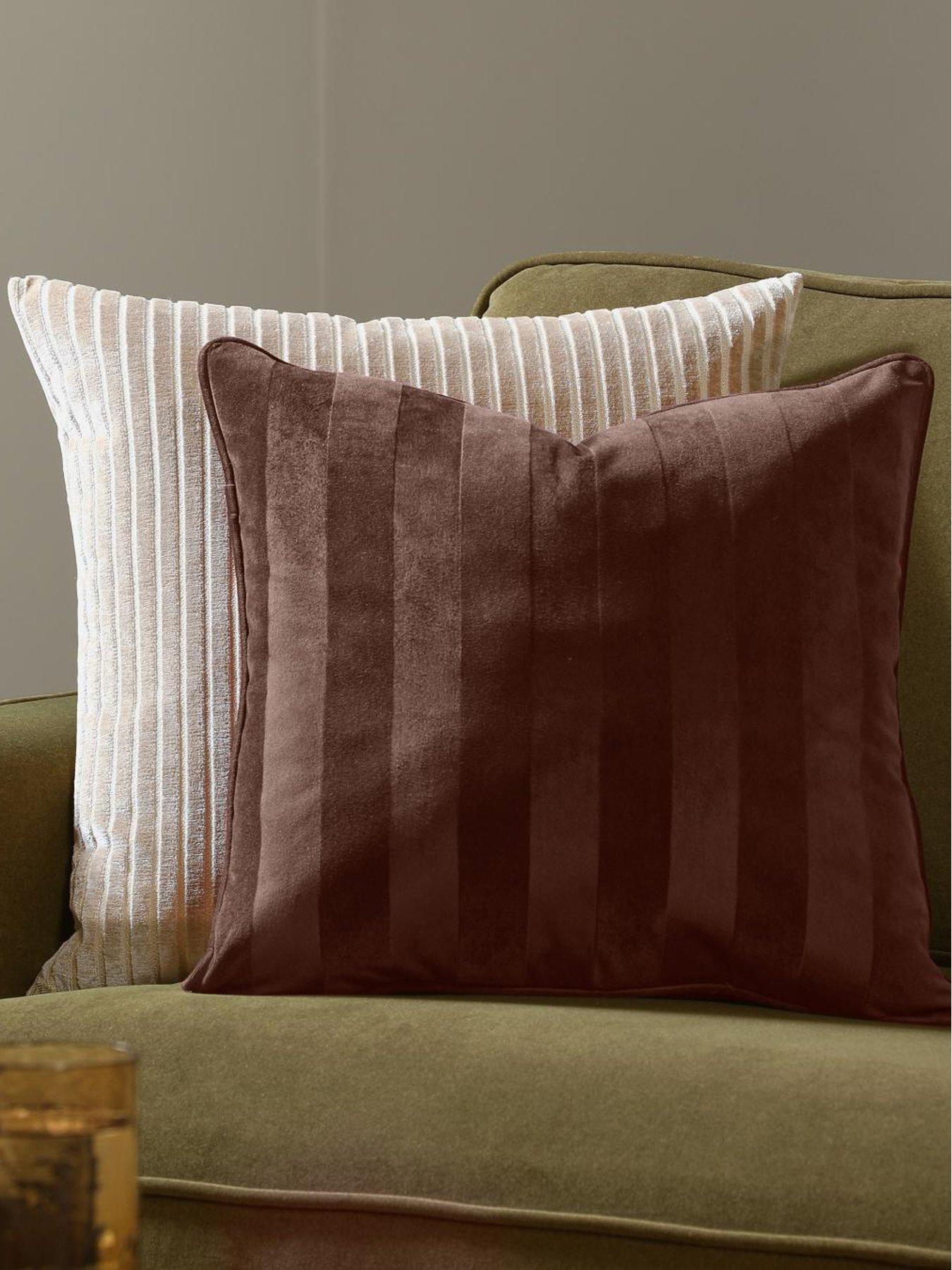 Paoletti Regency Stripe 45x45cm Polyester Cushion