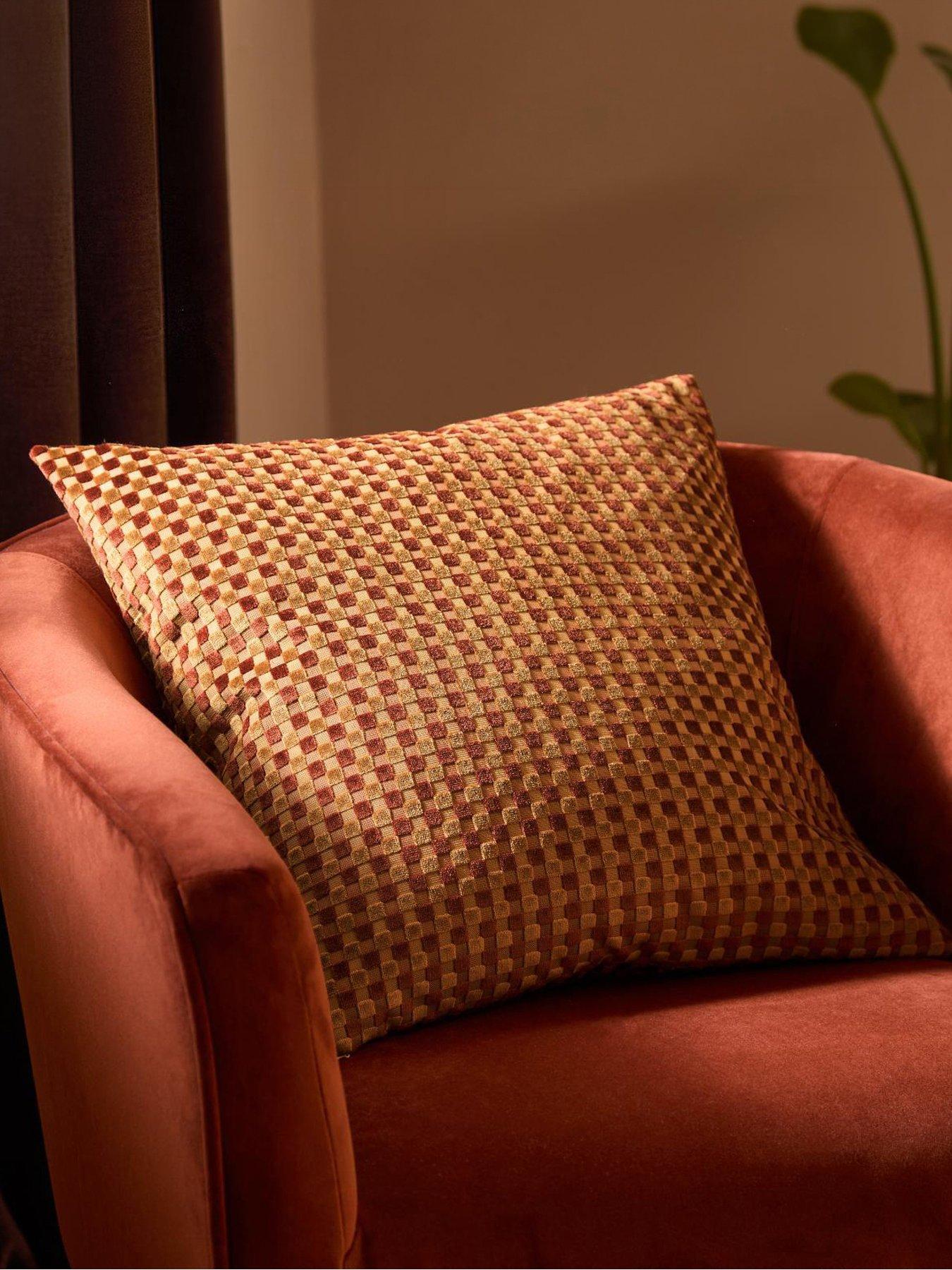 Image 1 of 4 of Furn Checkered 45x45cm Polyester Cushion