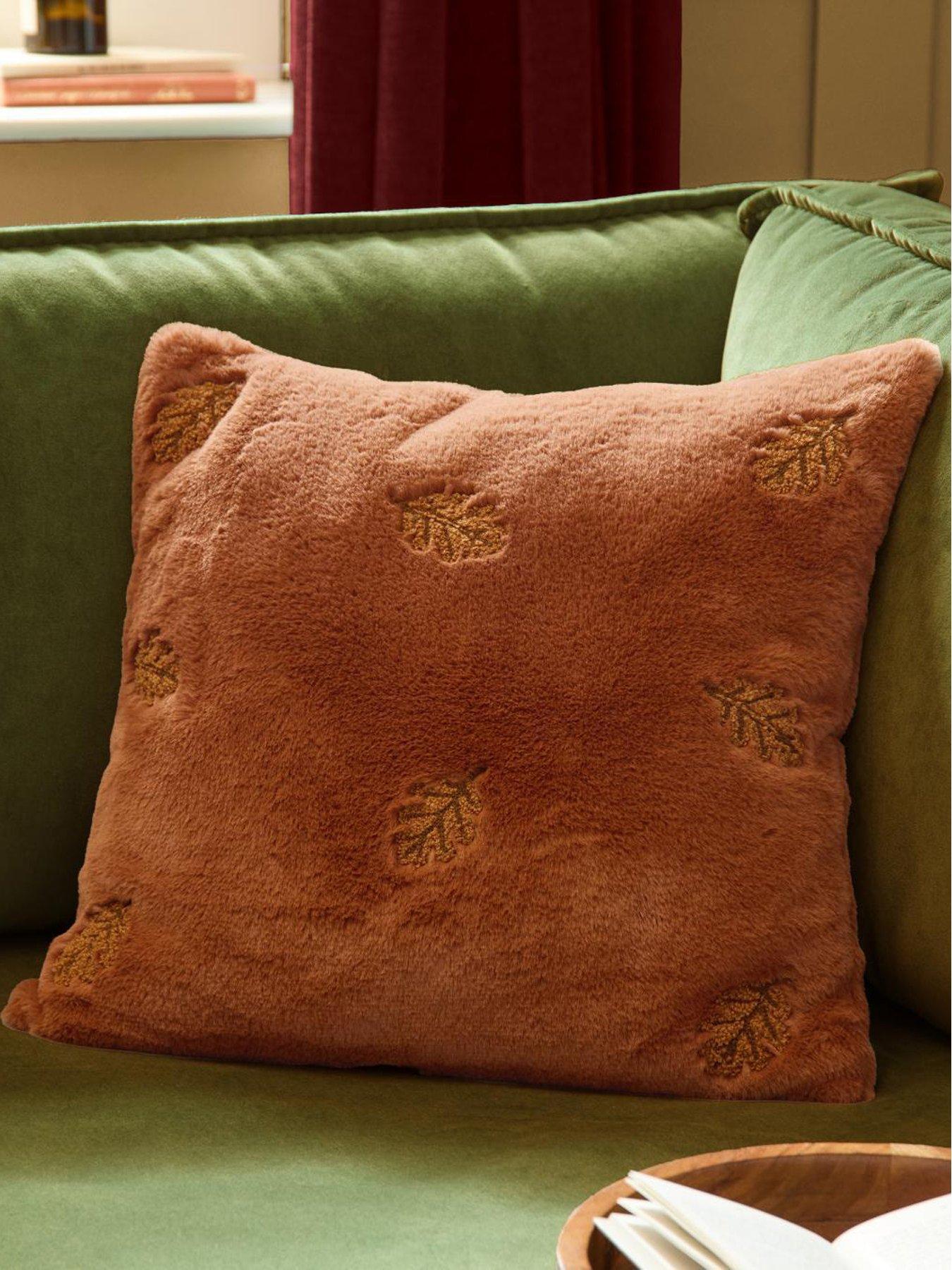 Image 1 of 5 of Furn Autumn Trail 45x45 Polyester Cushion Rust