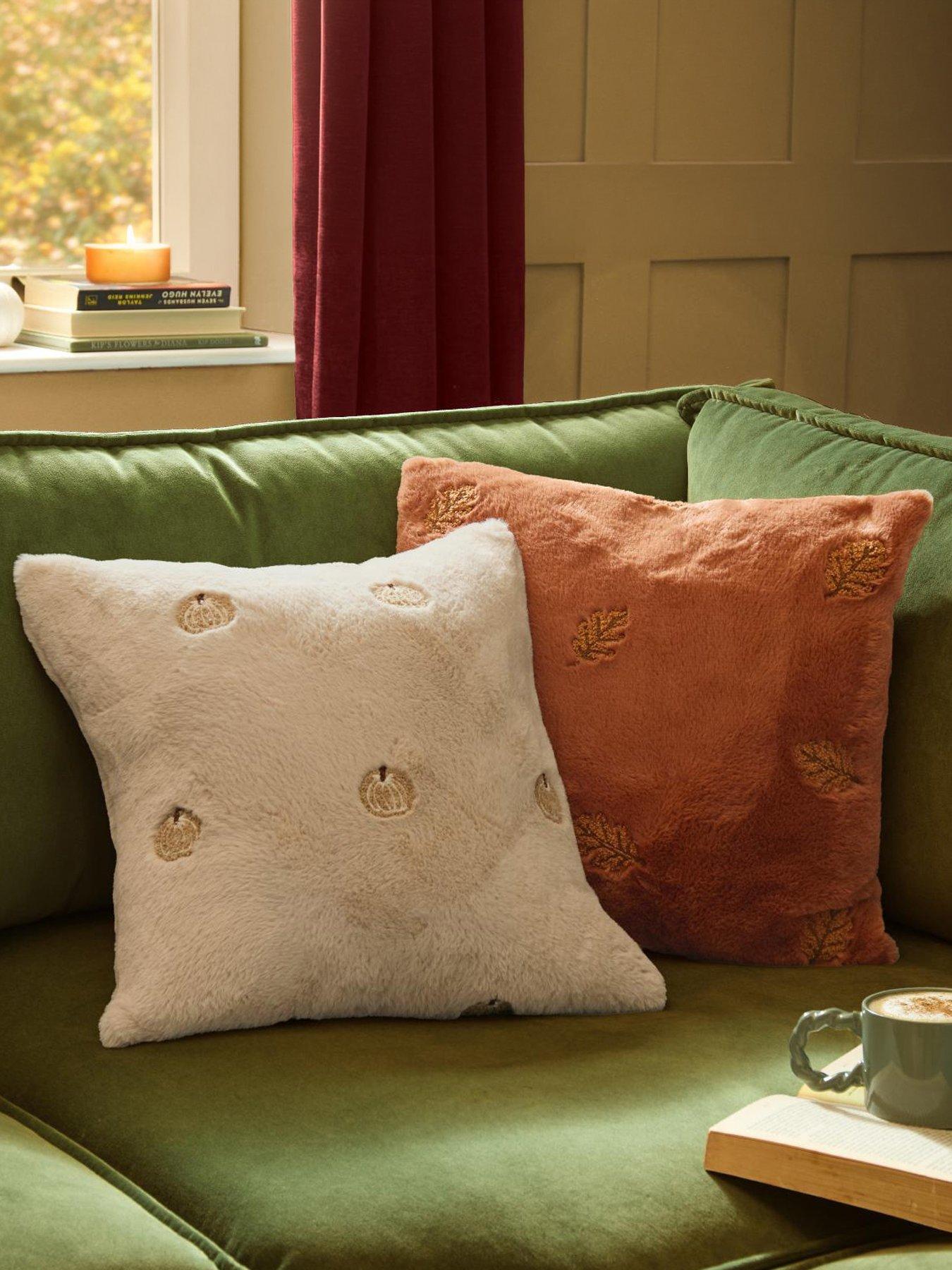 Image 5 of 5 of Furn Autumn Trail 45x45 Polyester Cushion Rust