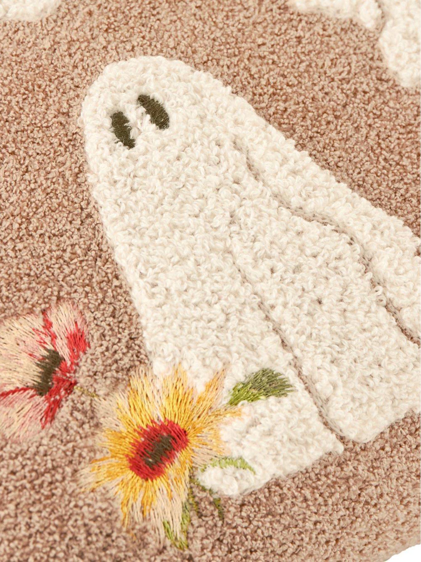 Image 3 of 4 of Furn Bootanical Ghost 30x50 Polyester Cushion Natural