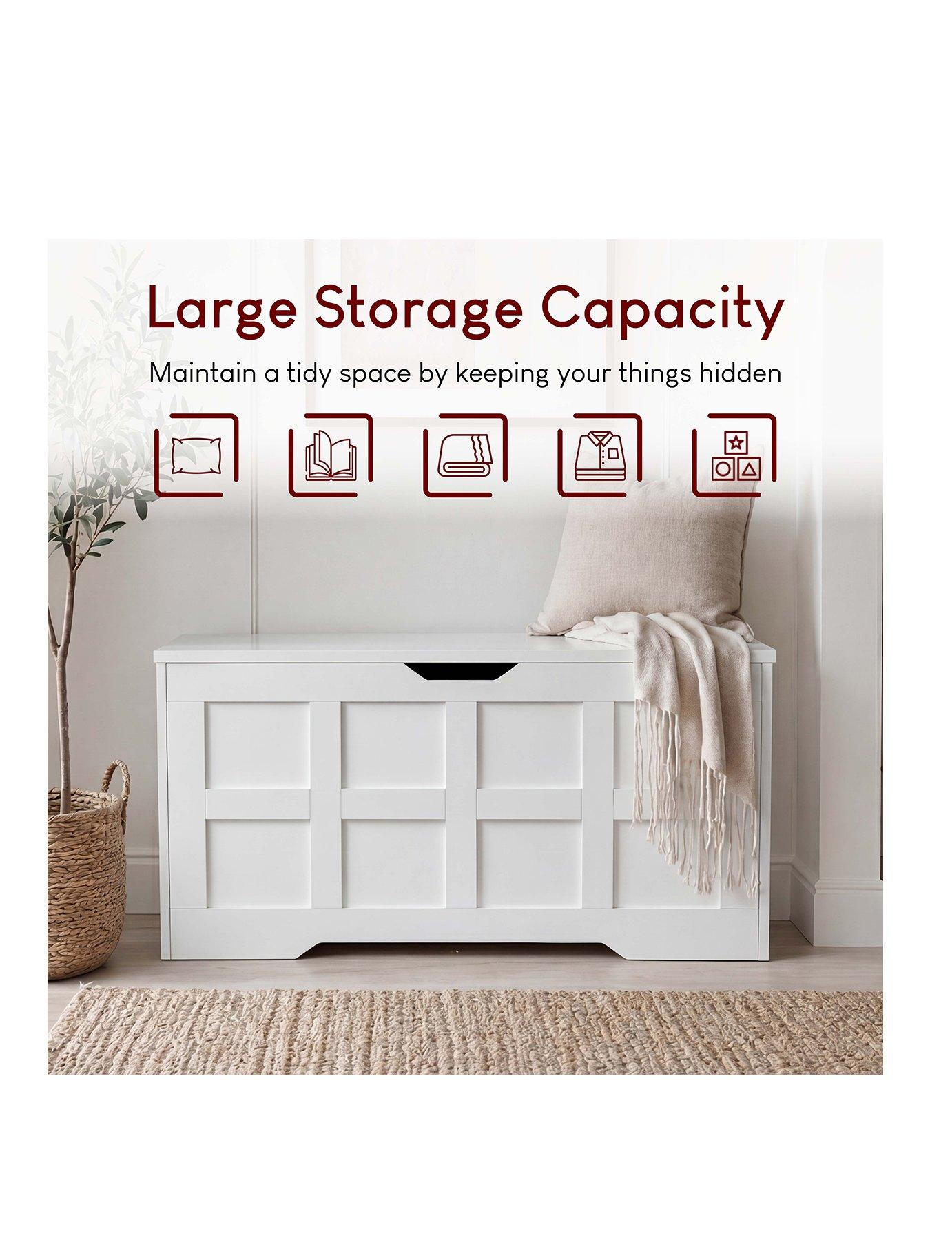 Image 2 of 7 of Vida Designs Large Multi-functional Storage Ottoman