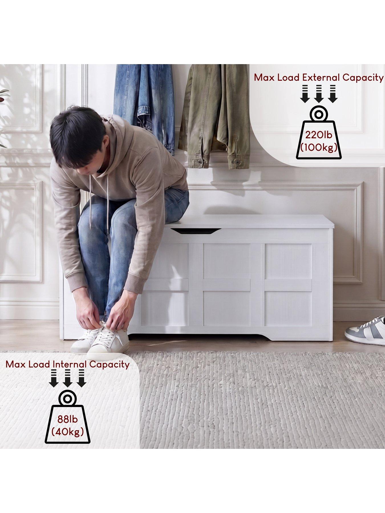 Image 3 of 7 of Vida Designs Large Multi-functional Storage Ottoman
