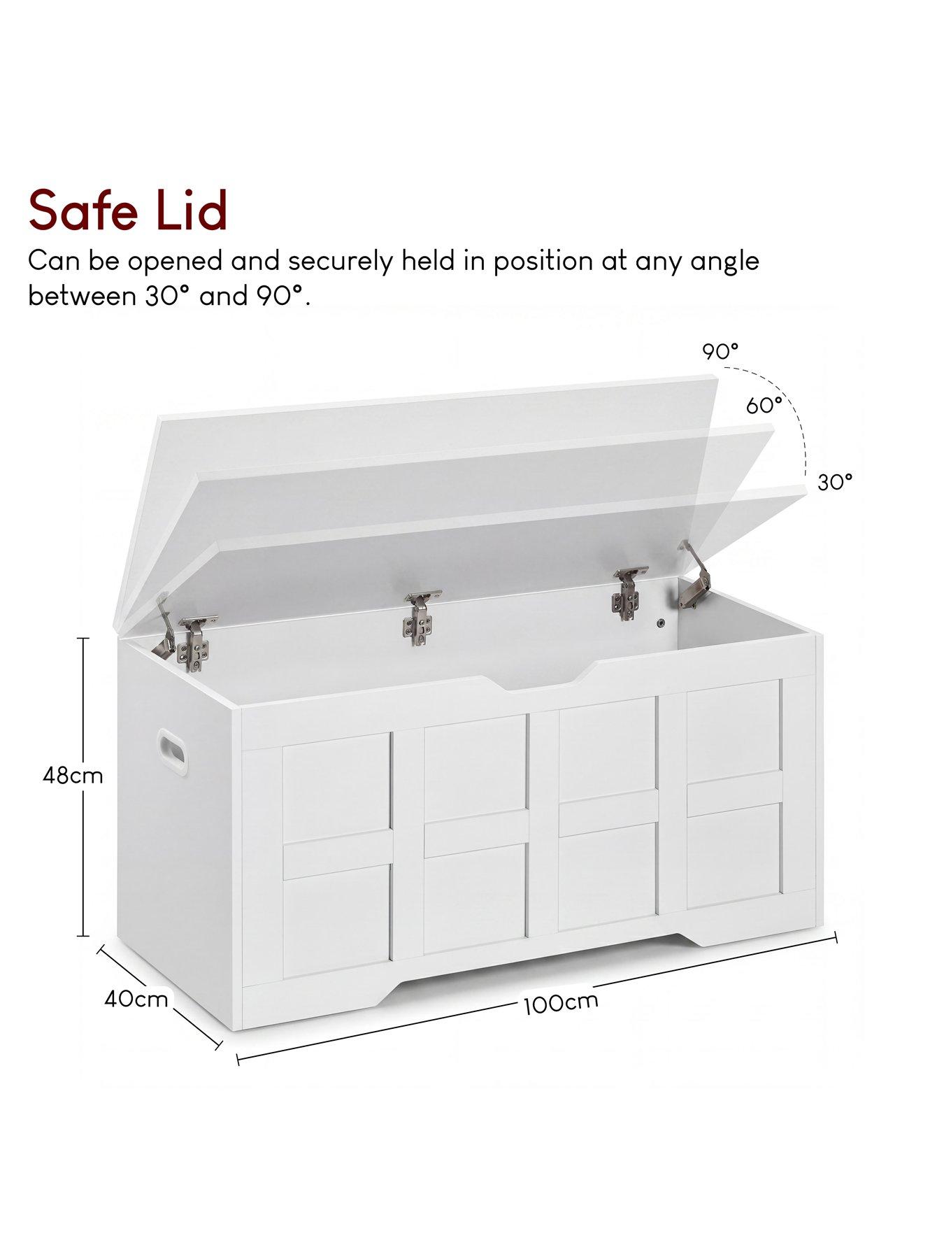 Image 7 of 7 of Vida Designs Large Multi-functional Storage Ottoman