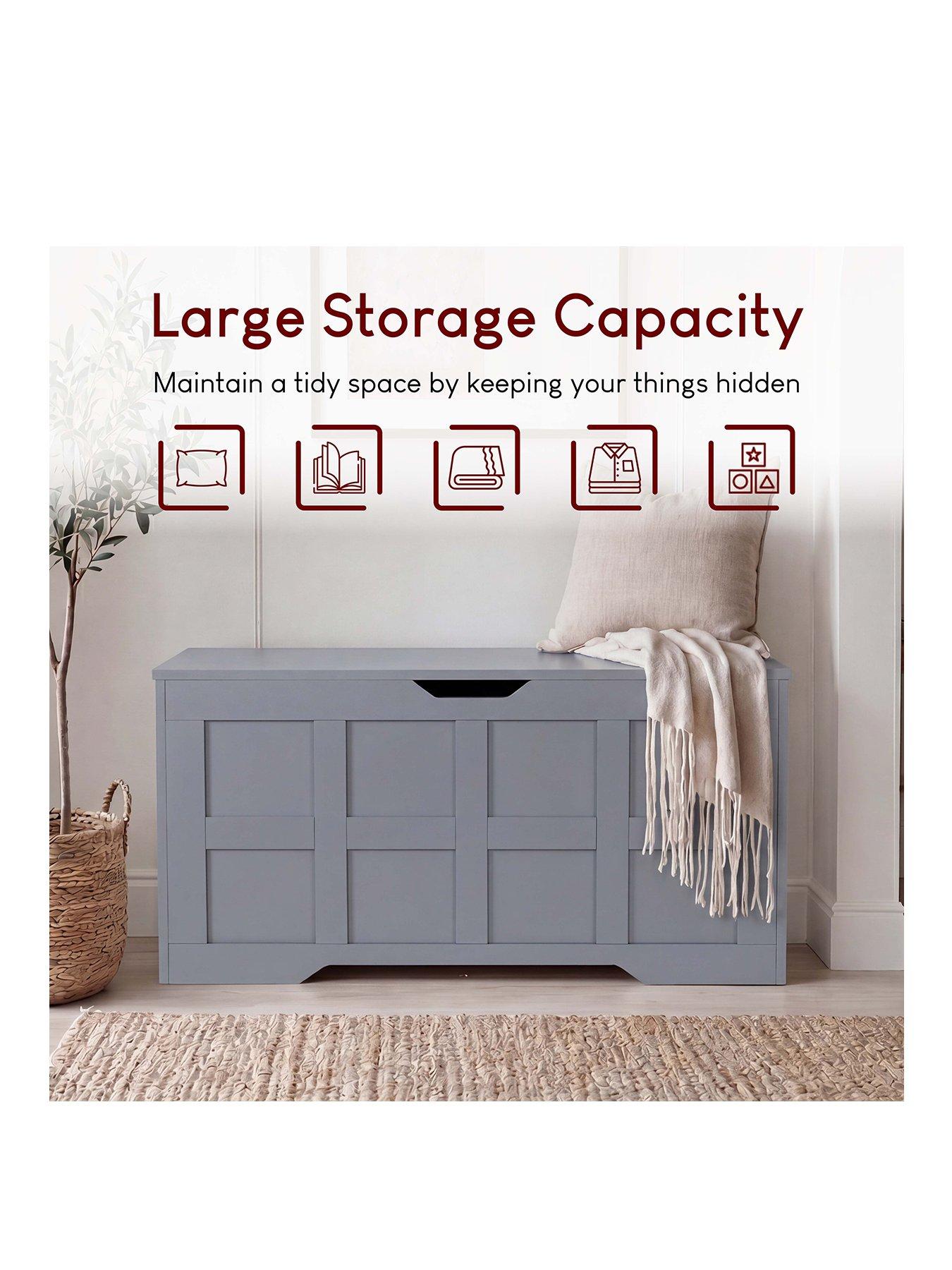 Image 2 of 7 of Vida Designs Large Multi-functional Storage Ottoman