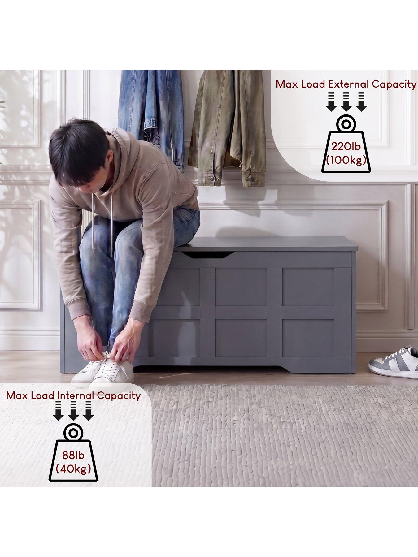 Image 3 of 7 of Vida Designs Large Multi-functional Storage Ottoman