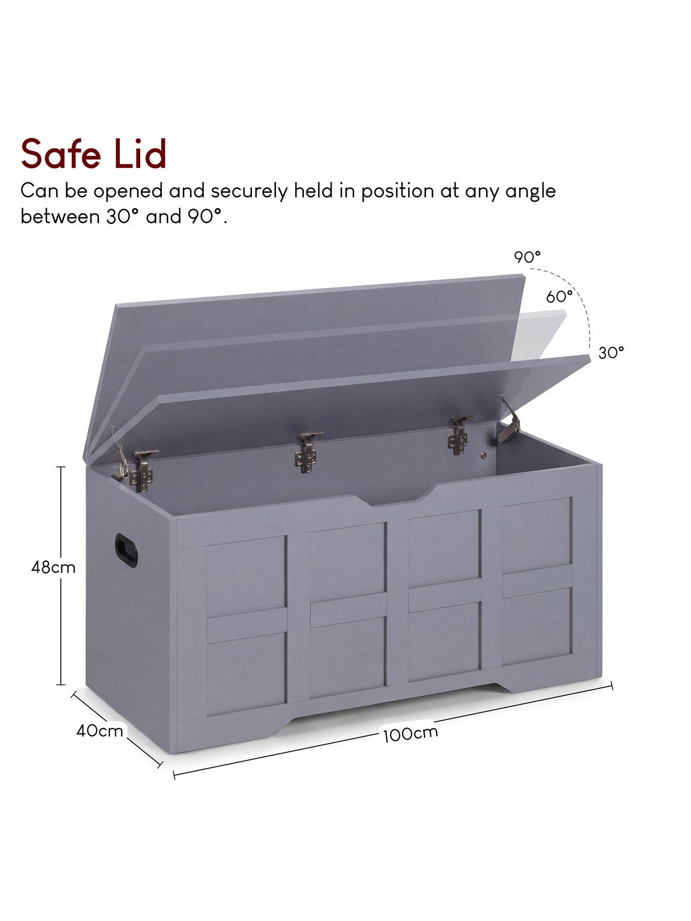 Image 7 of 7 of Vida Designs Large Multi-functional Storage Ottoman