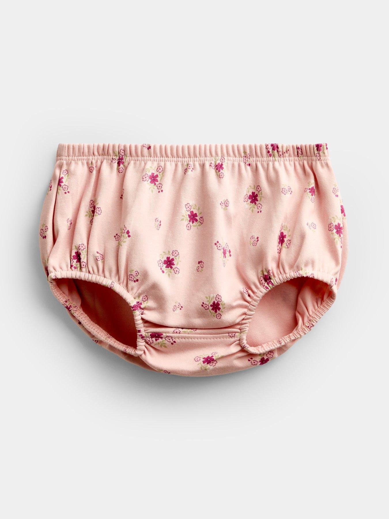 Image 5 of 5 of JoJo Maman Bebe Baby Girls Floral Smocked Dress Set - Pink