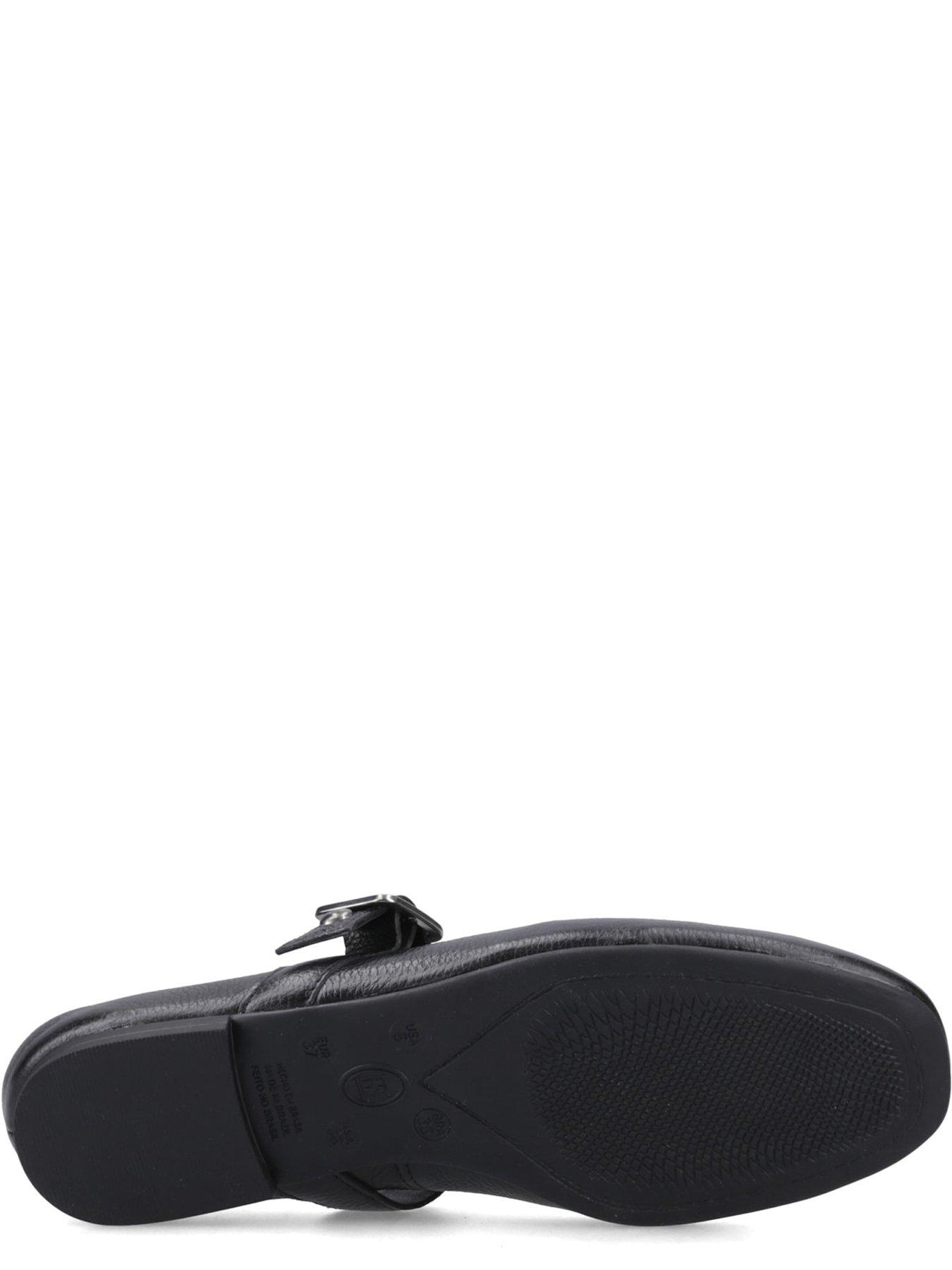 Image 5 of 5 of Hush Puppies Charlene Stud Ballerina - Black