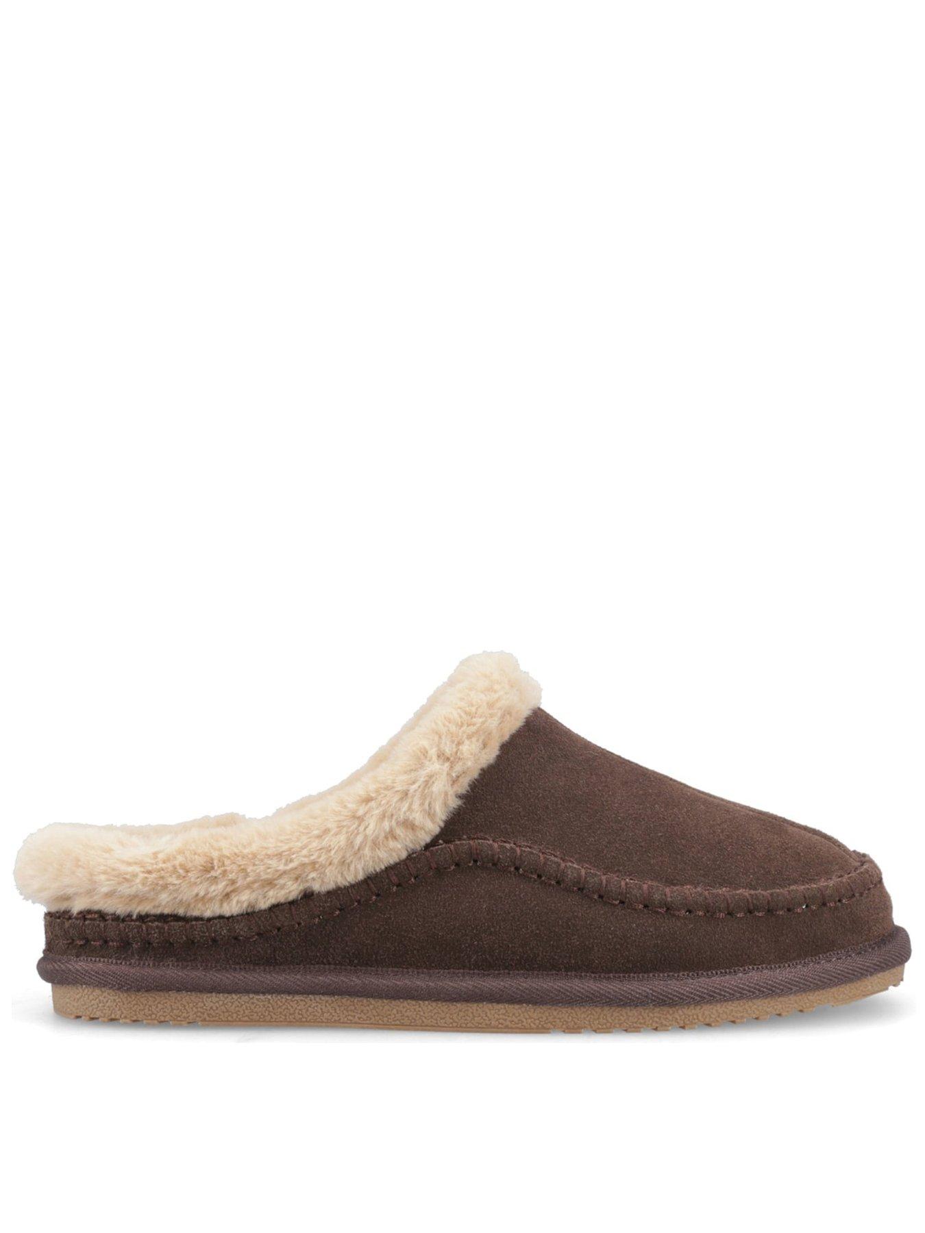 Hush Puppies Chocolate Anika Slippers - Image 5