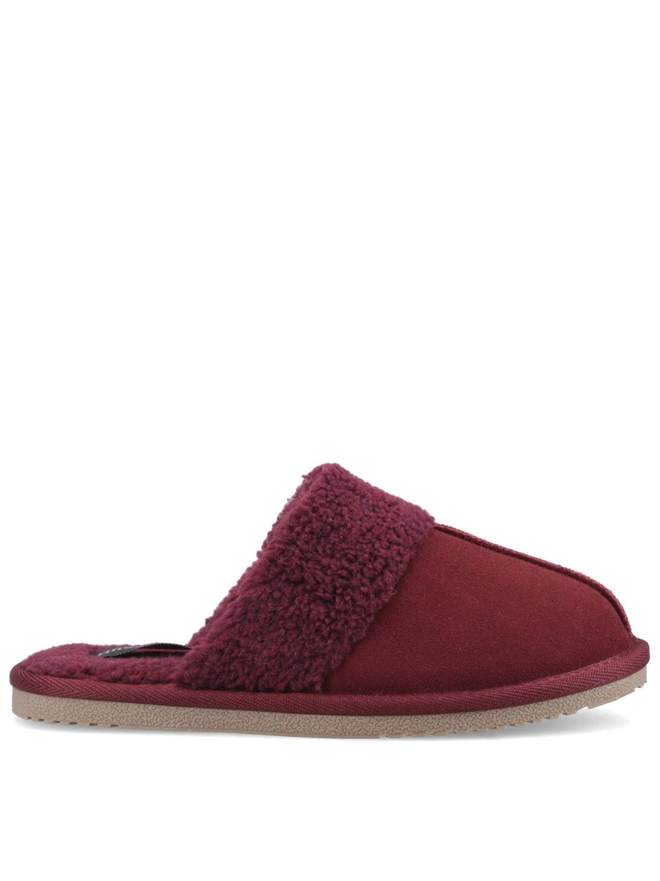 Hush Puppies Women's Wine Arianna Mule Slippers In | Size: 5 - Image 4