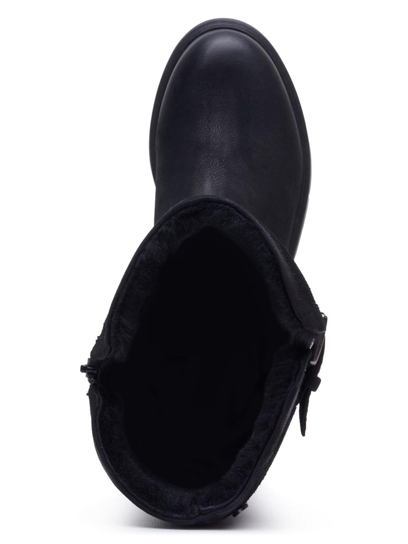 Image 4 of 6 of Hush Puppies Cressida Long Boot - Black