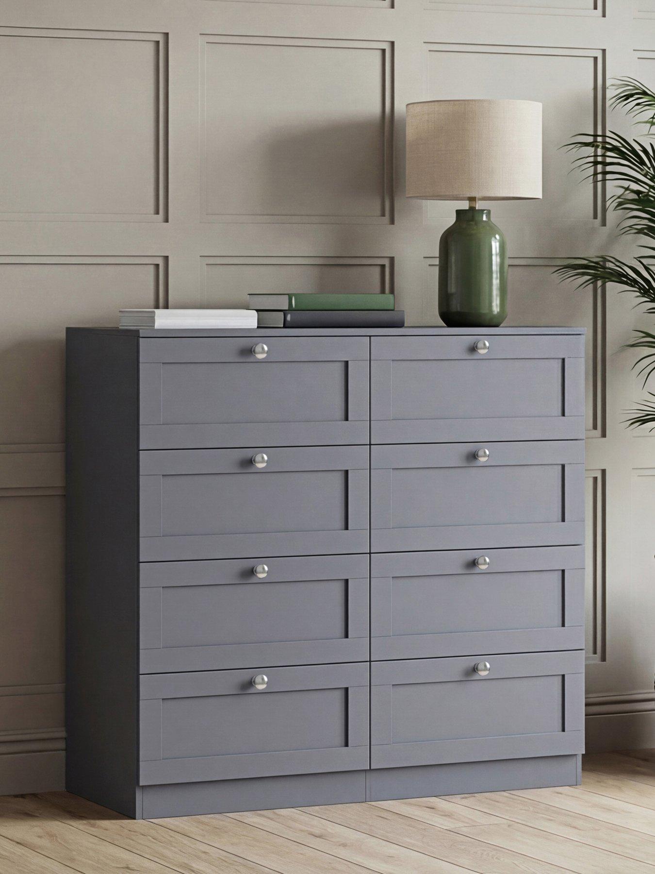 Vida Designs Altino 8 Drawer Double Chest
