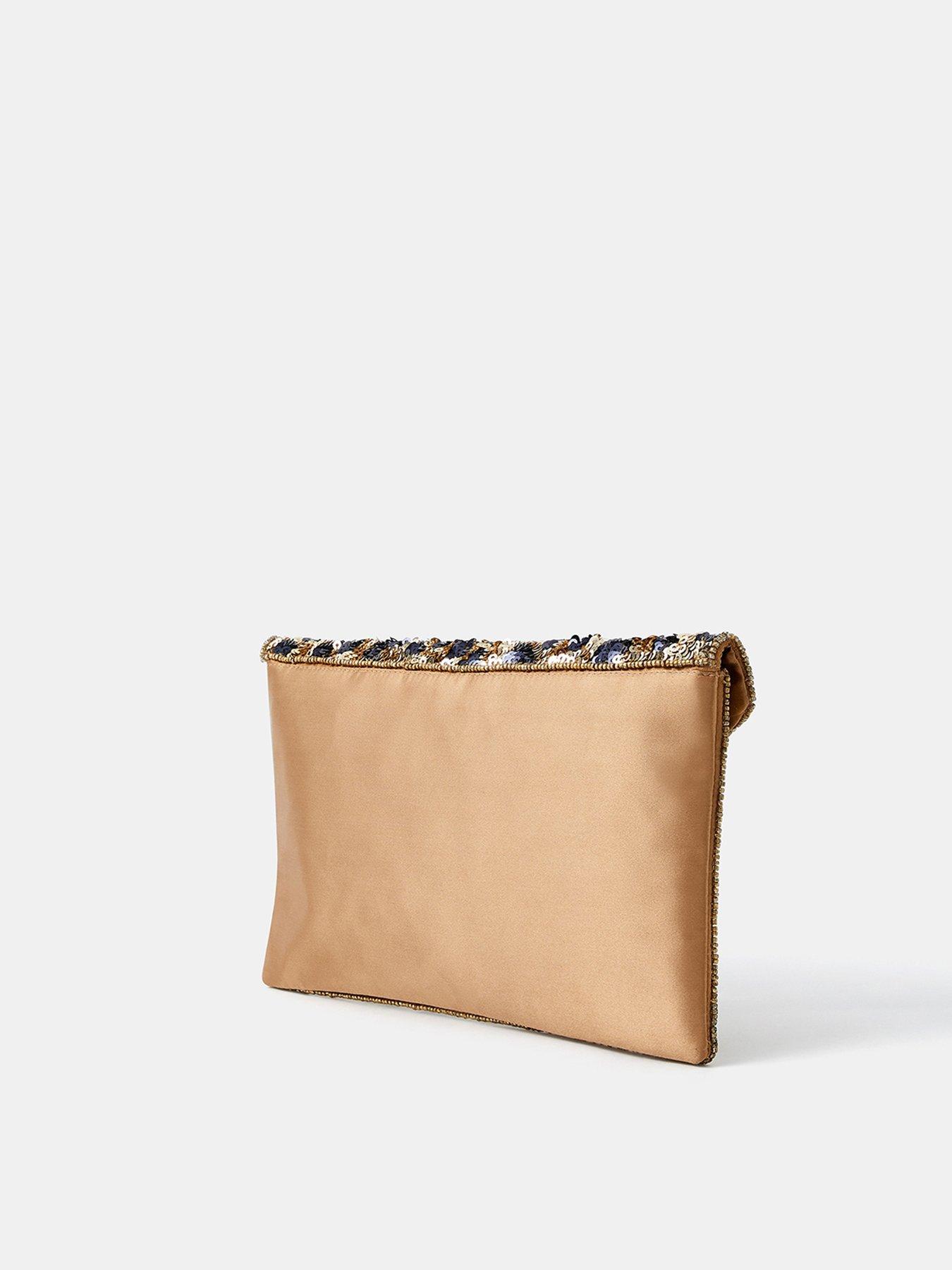 Image 3 of 5 of Accessorize Leopard Sequin Clutch Bag