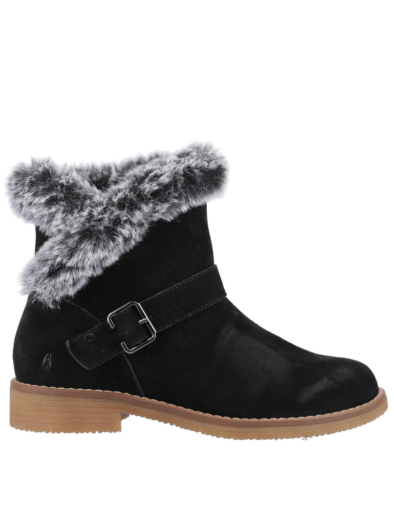 Image 1 of 5 of Hush Puppies Hannah Wide Boot - Brown