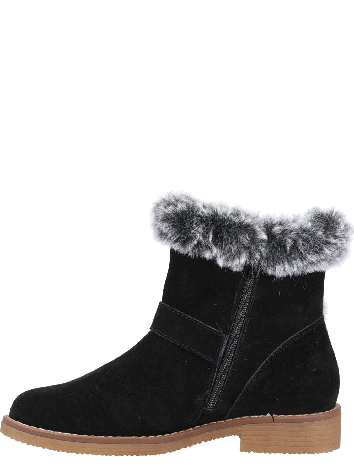 Image 4 of 5 of Hush Puppies Hannah Wide Boot - Brown