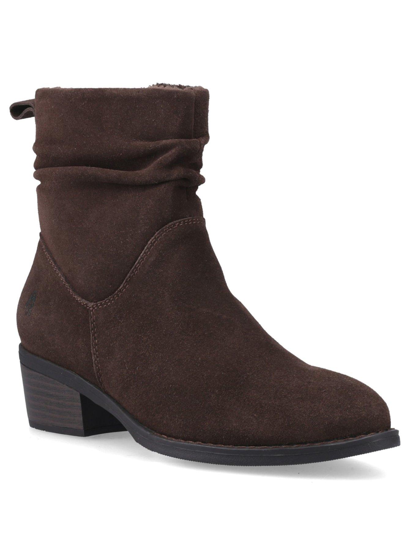 Image 2 of 5 of Hush Puppies Iris Slouch Ankle Boot - Brown