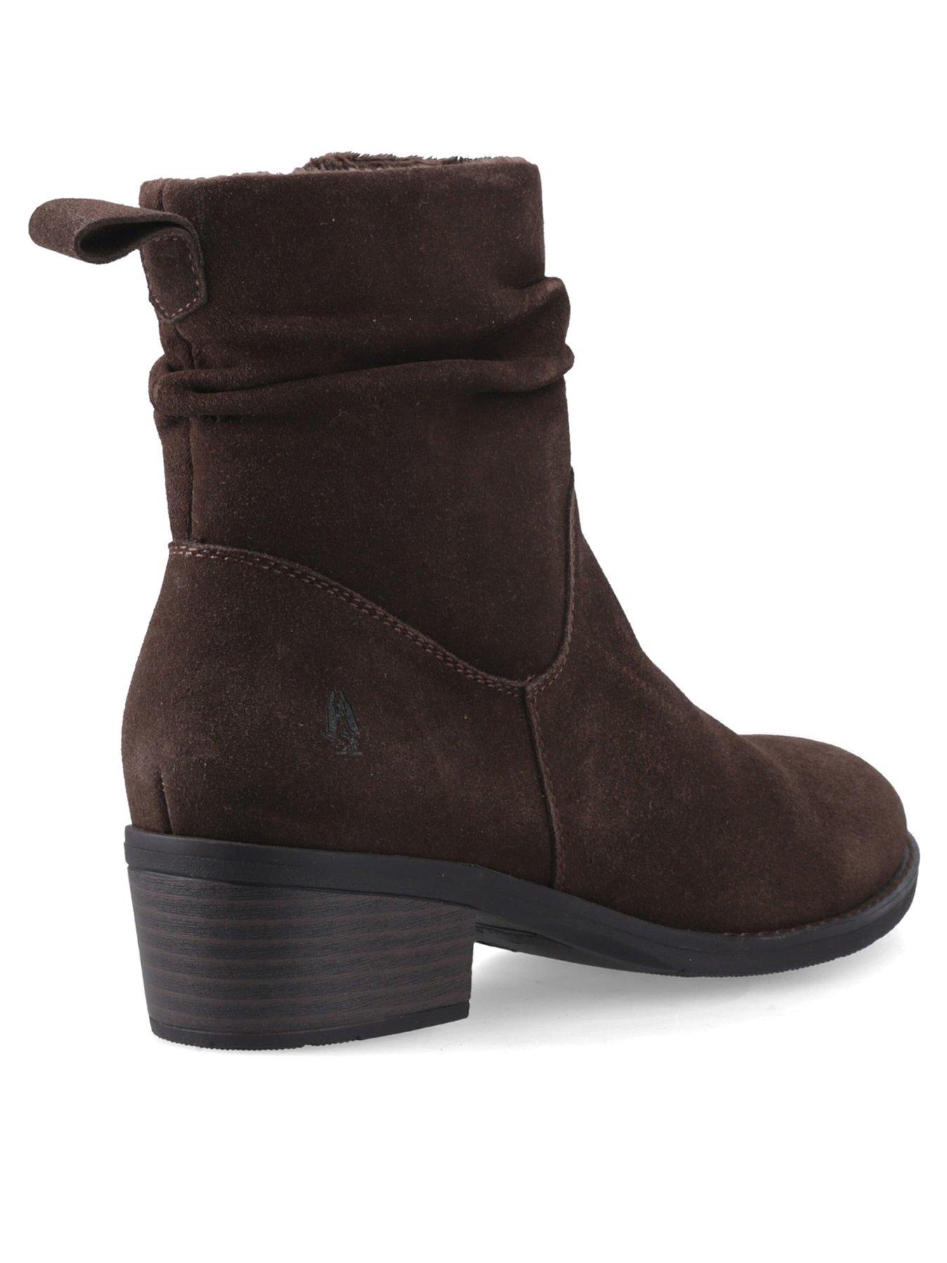 Image 3 of 5 of Hush Puppies Iris Slouch Ankle Boot - Brown