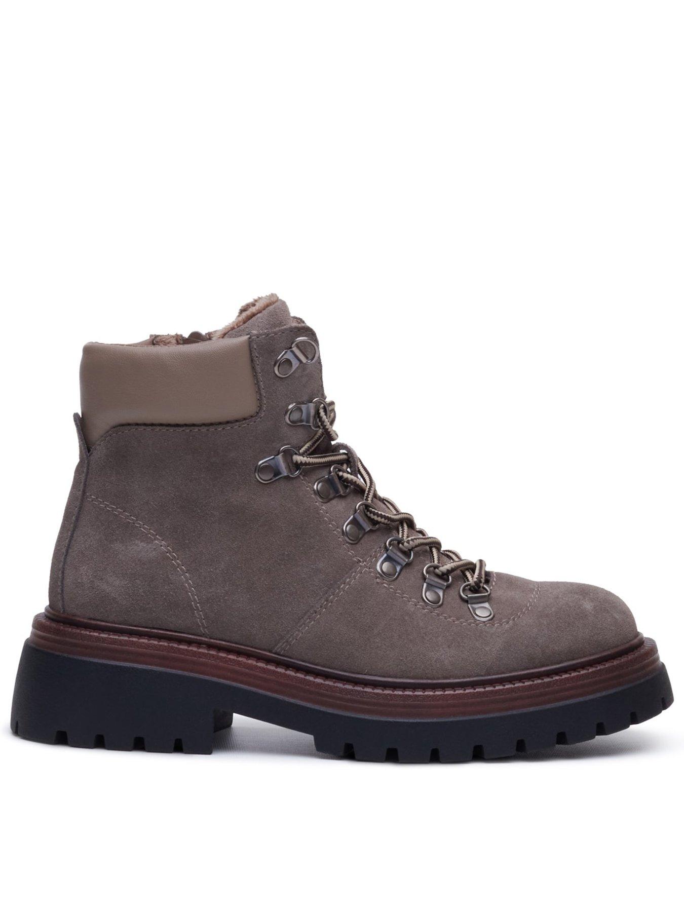 Hush Puppies Robyn Hiker Boot, Grey, Size 8, Women