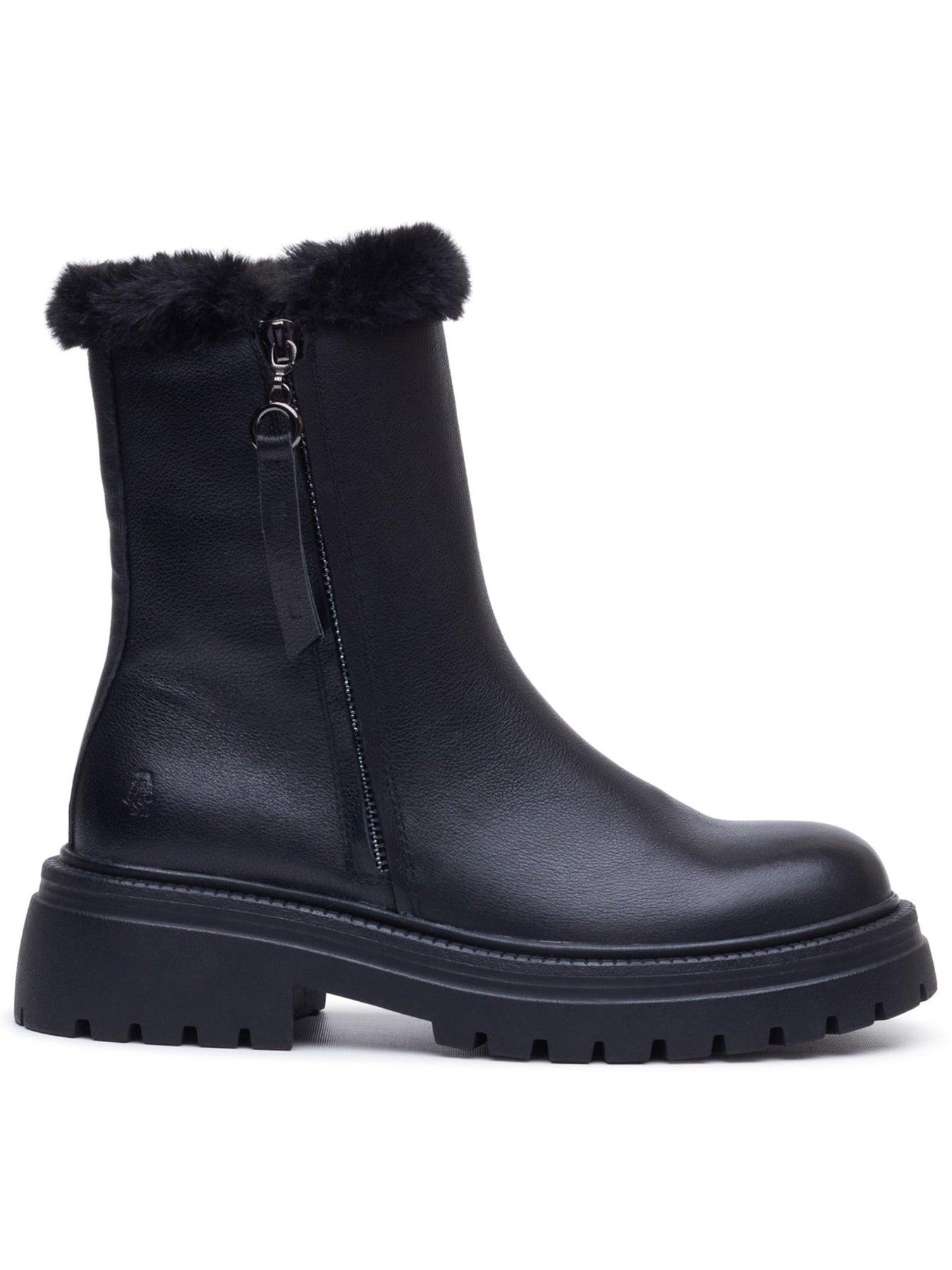 Image 1 of 7 of Hush Puppies Rosalind Boot - Black