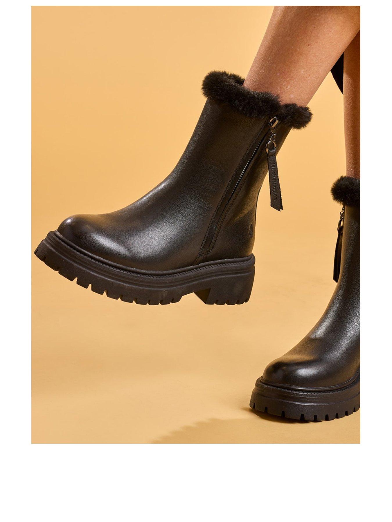 Image 2 of 7 of Hush Puppies Rosalind Boot - Black