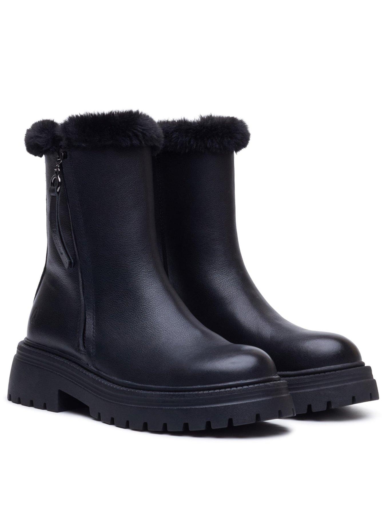 Image 3 of 7 of Hush Puppies Rosalind Boot - Black