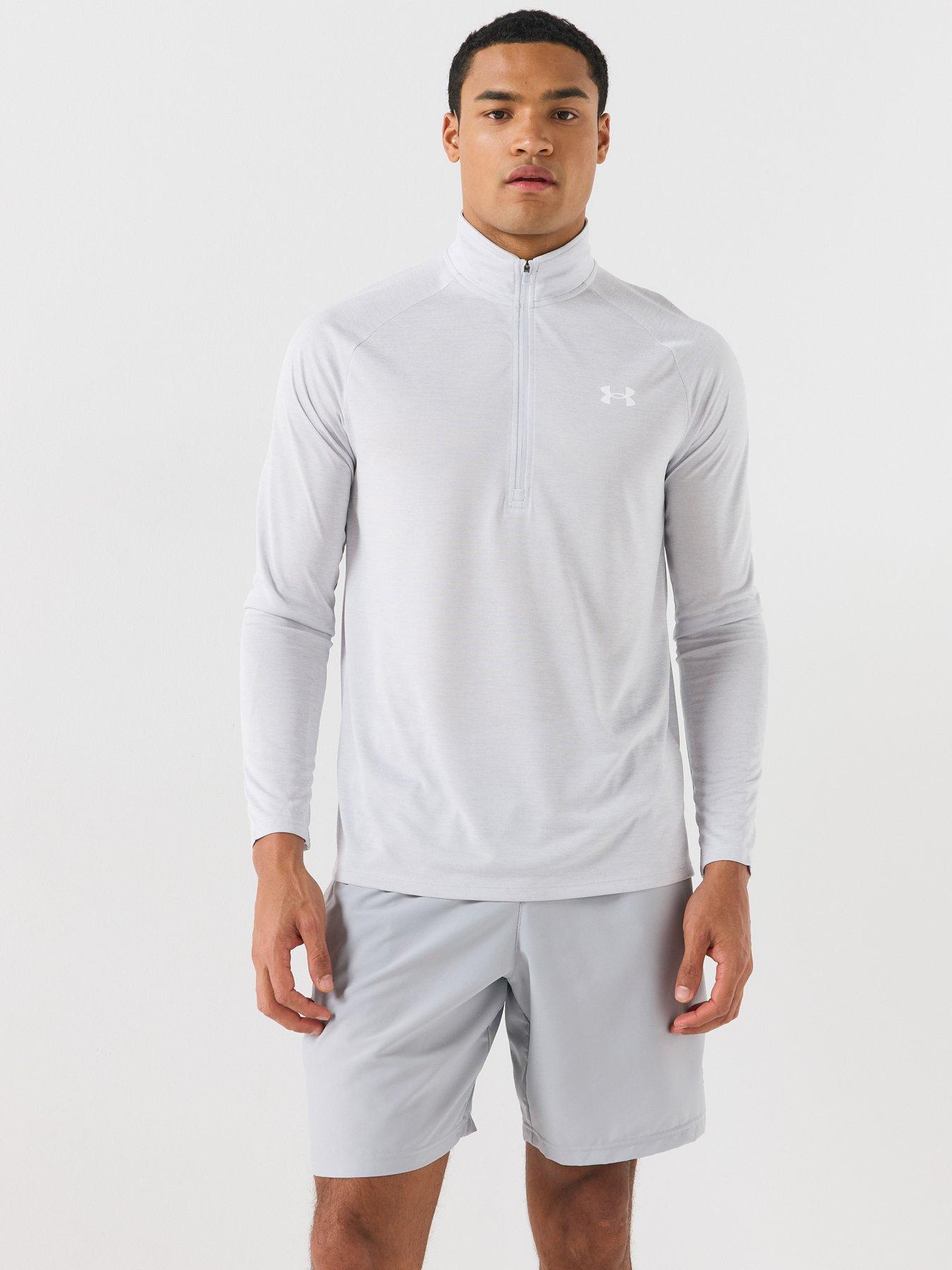 Image 1 of 6 of UNDER ARMOUR Mens Training Tech 2.0 1/2 Zip - Grey
