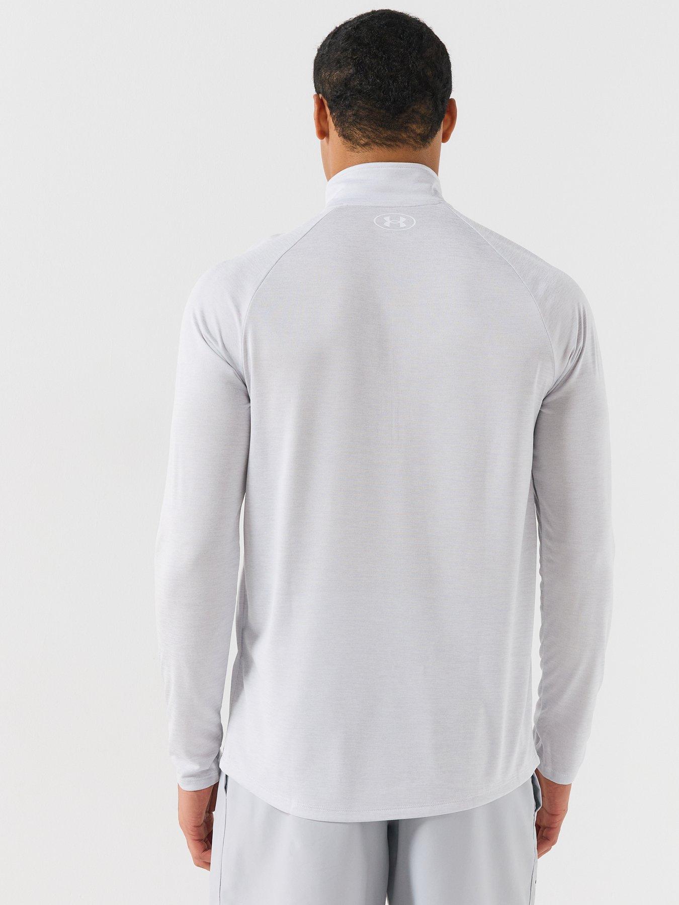 Image 2 of 6 of UNDER ARMOUR Mens Training Tech 2.0 1/2 Zip - Grey