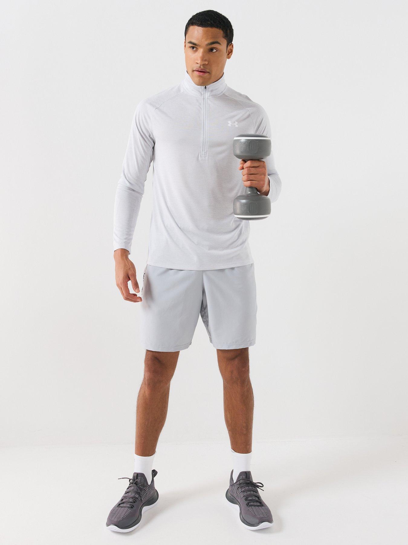 Image 3 of 6 of UNDER ARMOUR Mens Training Tech 2.0 1/2 Zip - Grey