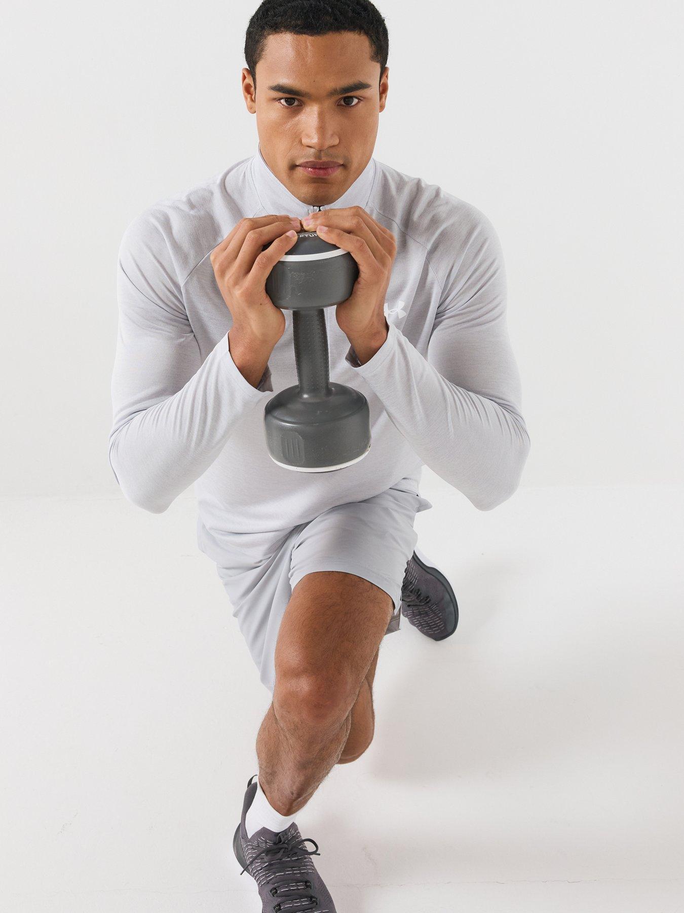 Image 5 of 6 of UNDER ARMOUR Mens Training Tech 2.0 1/2 Zip - Grey