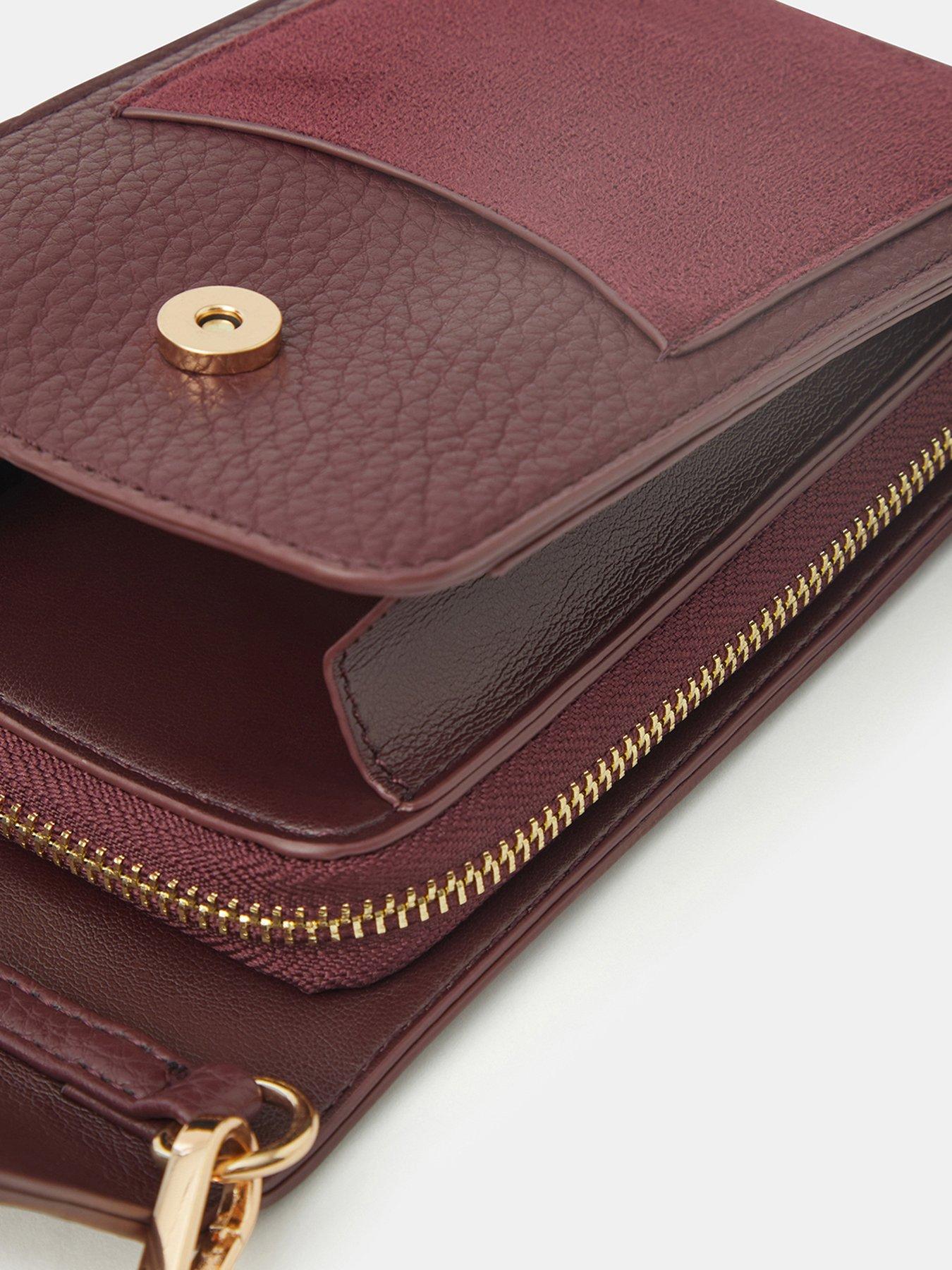 Image 5 of 5 of Accessorize Tassel Charm Phone Bag - Red