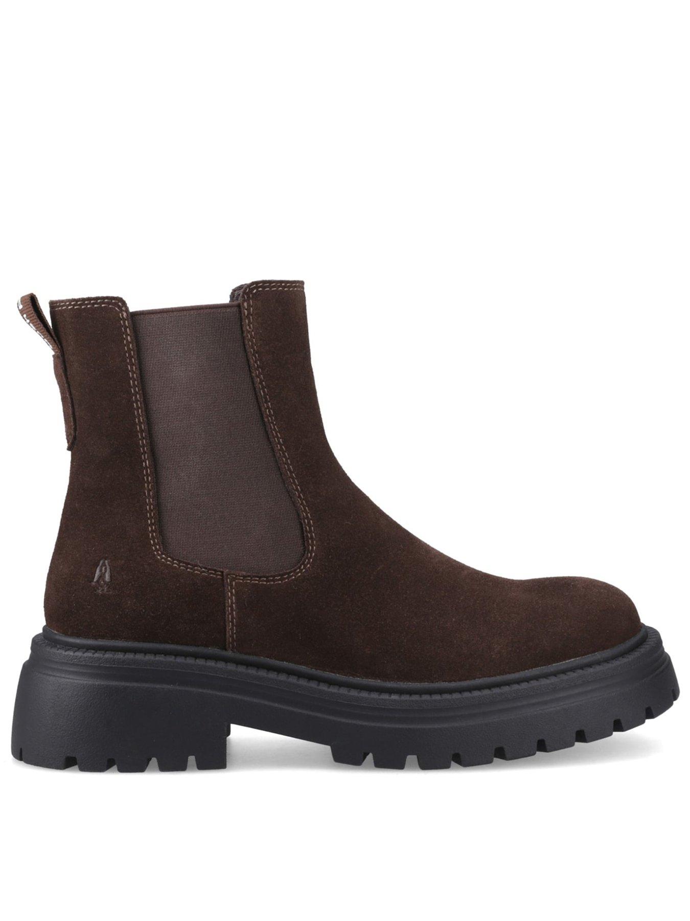Hush Puppies Women's Rose Chelsea Boots in Brown Suede, Size 6 - Image 4