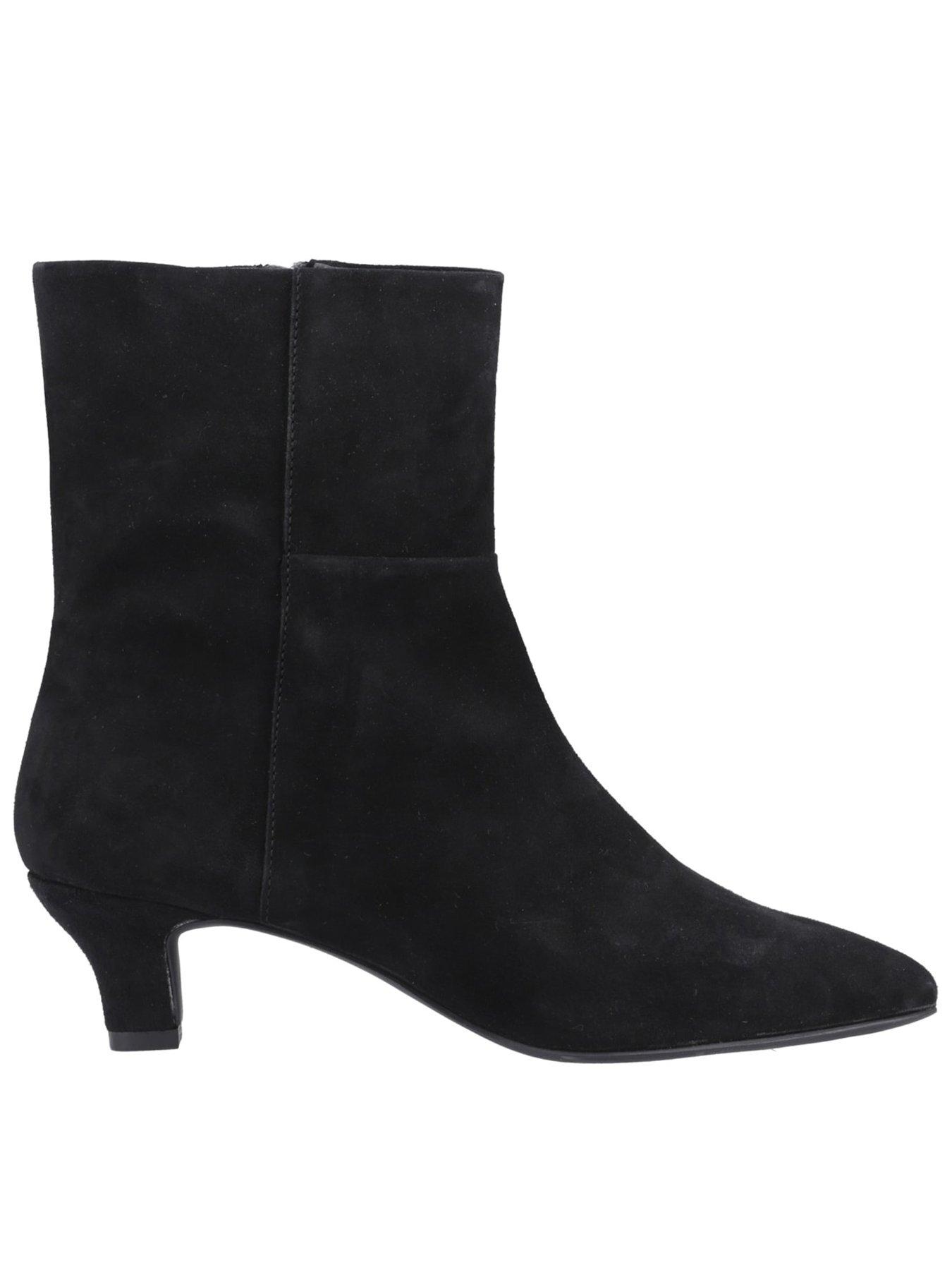 Hush Puppies Nahla Heel Boot, Black, Size 6, Women