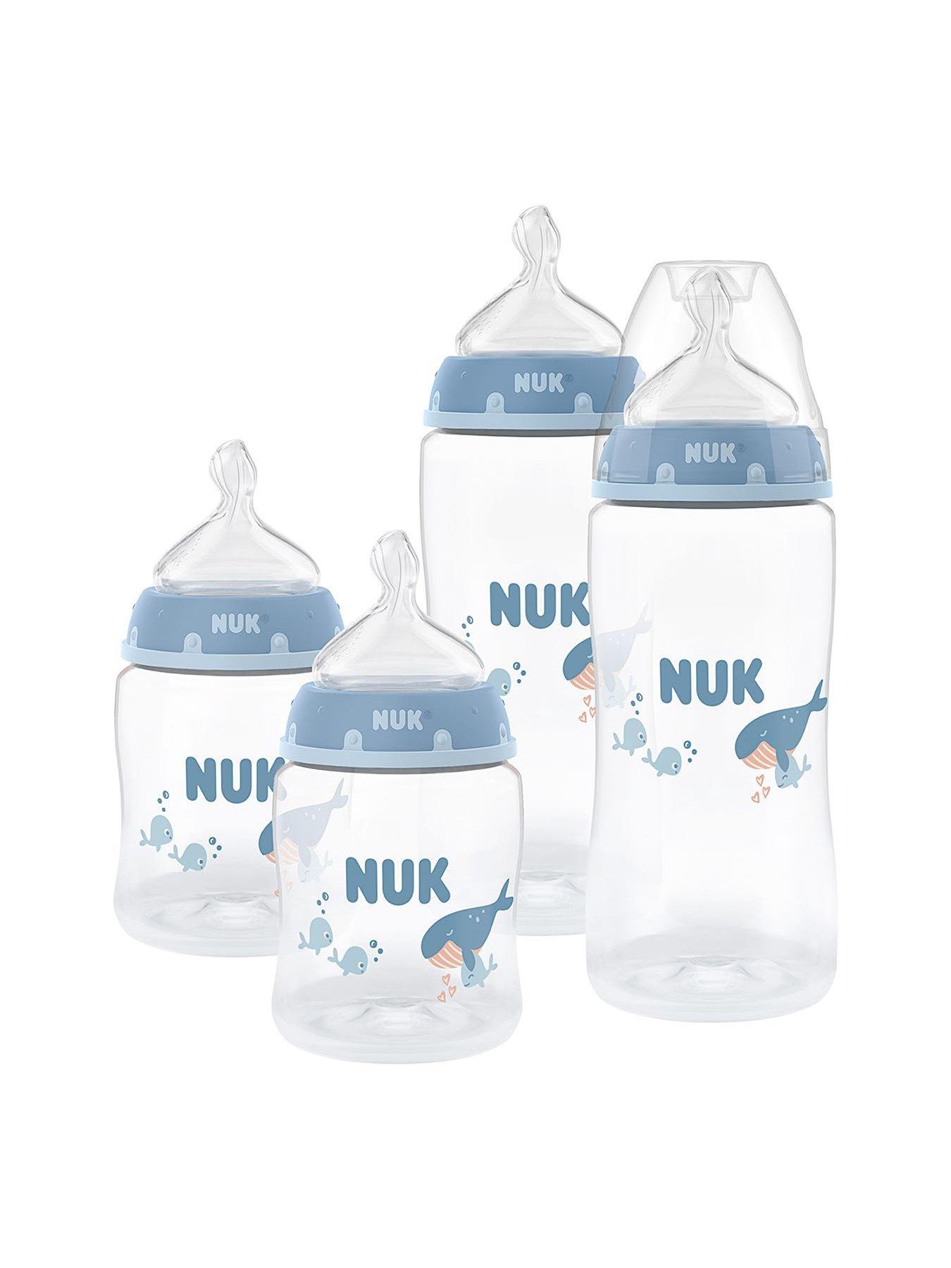 Image 3 of 7 of Nuk FIRST CHOICE 4 PACK BOTTLE SET- BOYS