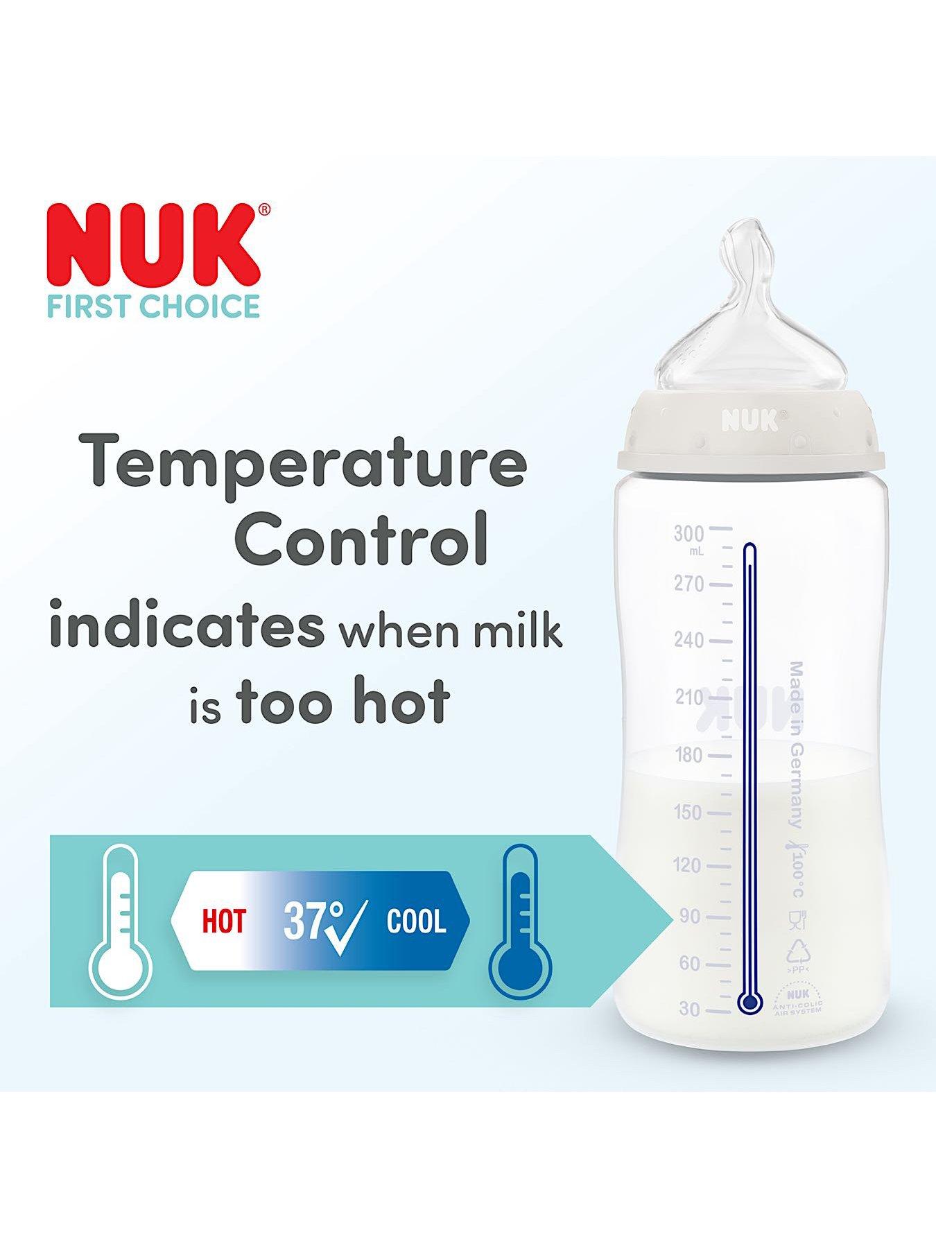 Image 4 of 7 of Nuk FIRST CHOICE 4 PACK BOTTLE SET- GIRLS