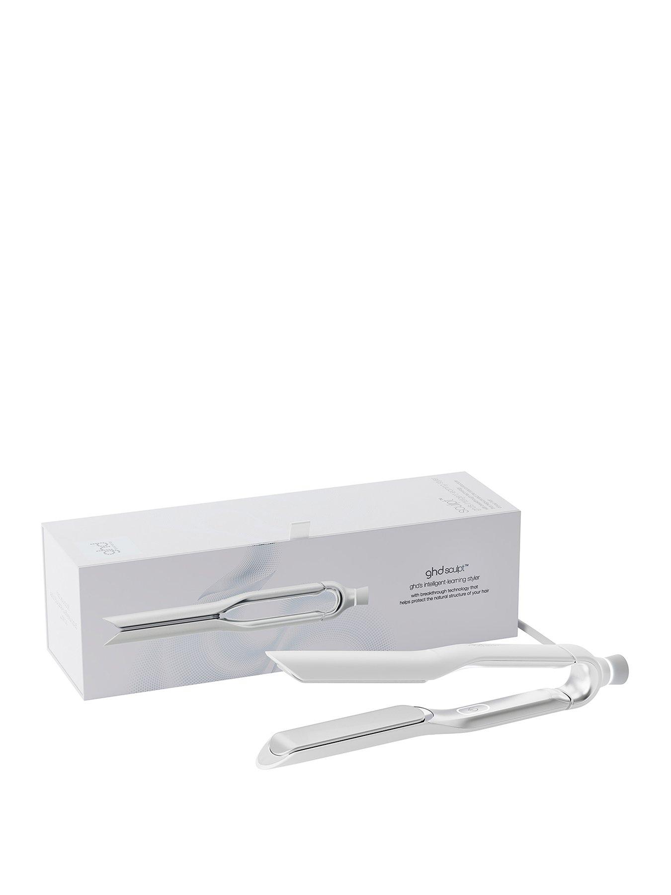 Image 1 of 7 of ghd Sculpt Interactive Hair Straightener - In White