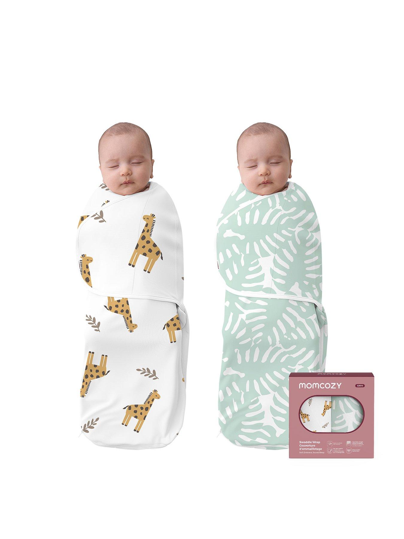 Image 2 of 7 of Momcozy Swaddles for Newborns (Bravery-giraffe)