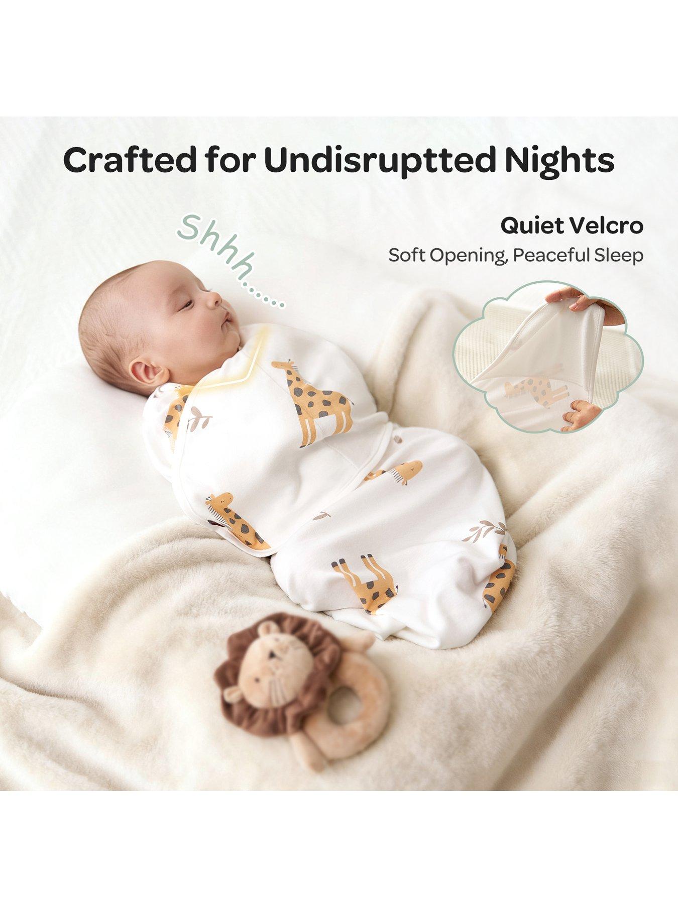 Image 5 of 7 of Momcozy Swaddles for Newborns (Bravery-giraffe)