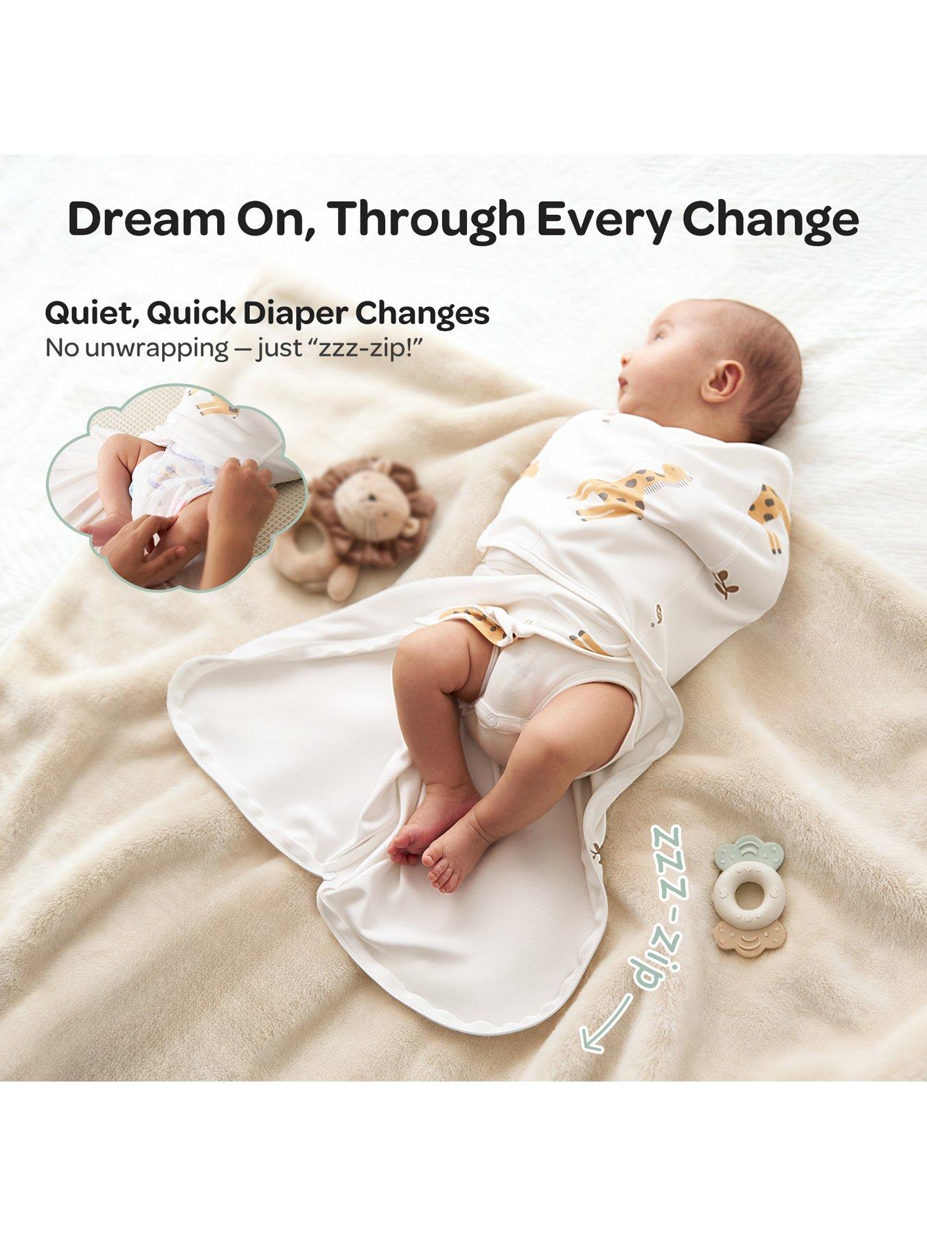 Image 6 of 7 of Momcozy Swaddles for Newborns (Bravery-giraffe)