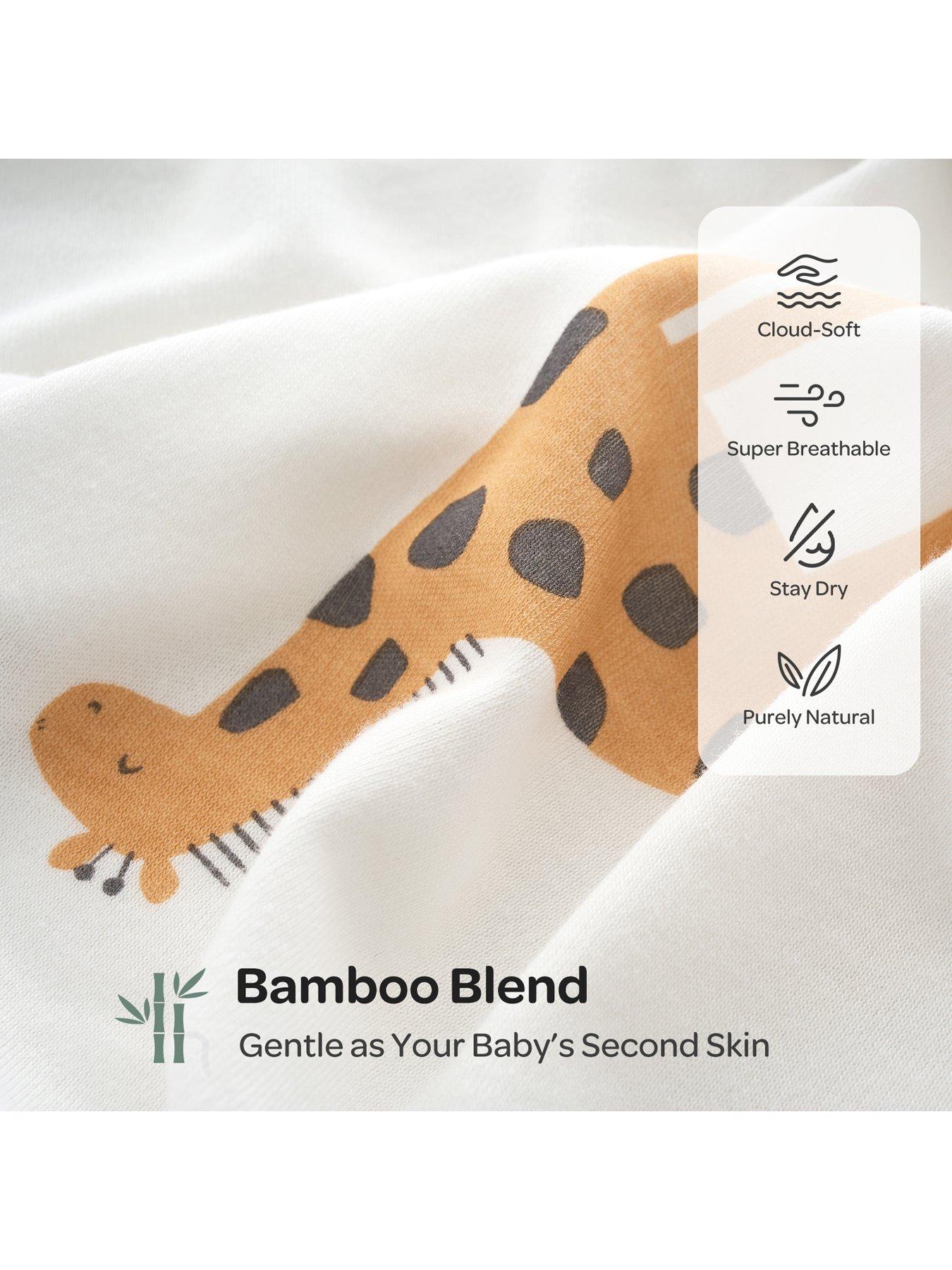 Image 7 of 7 of Momcozy Swaddles for Newborns (Bravery-giraffe)