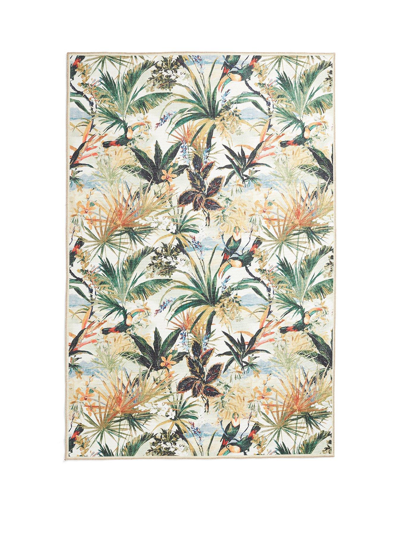 Image 2 of 6 of Clarke & Clarke Toucan Antique Washable Rug