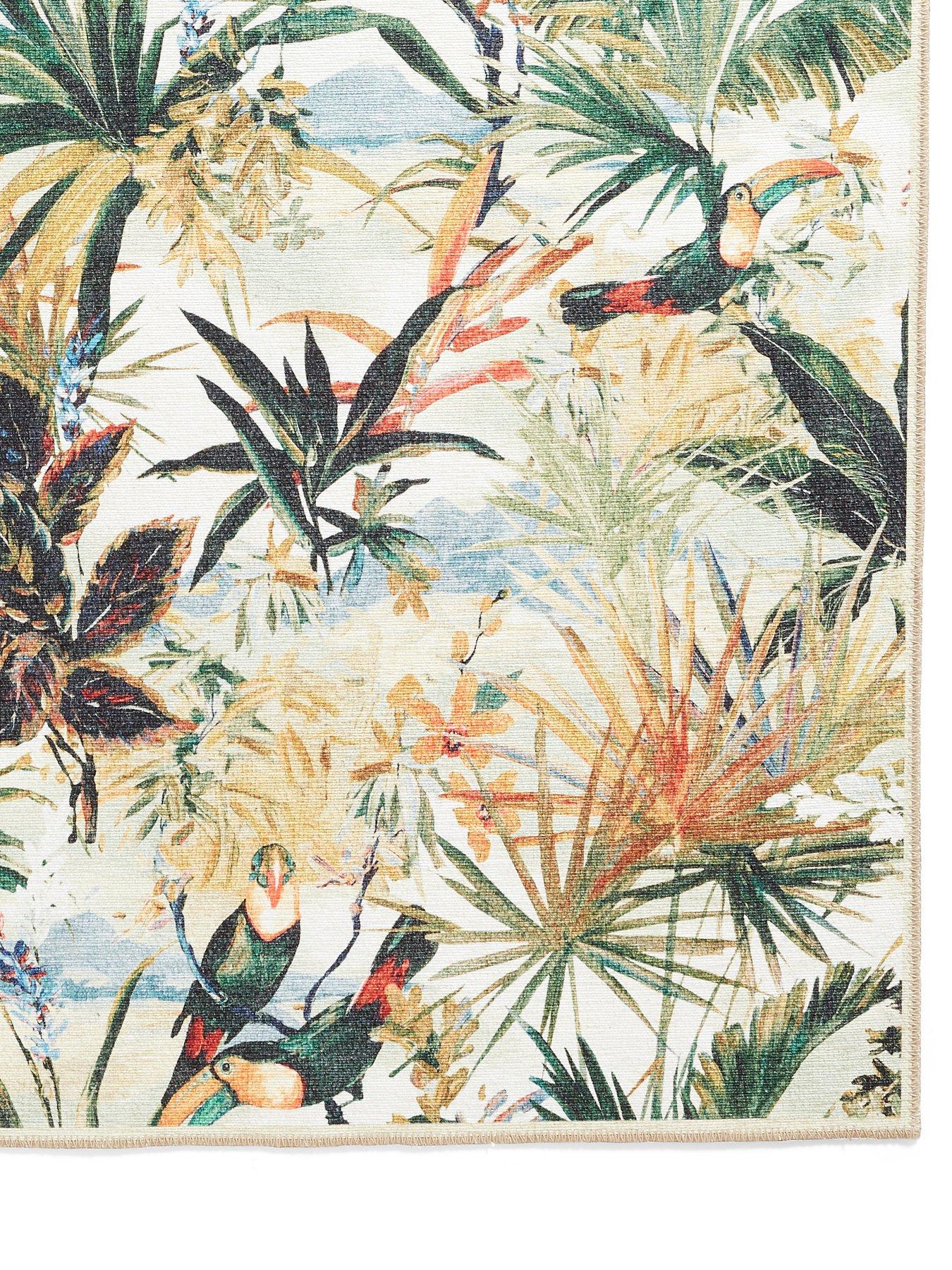 Image 3 of 6 of Clarke & Clarke Toucan Antique Washable Rug