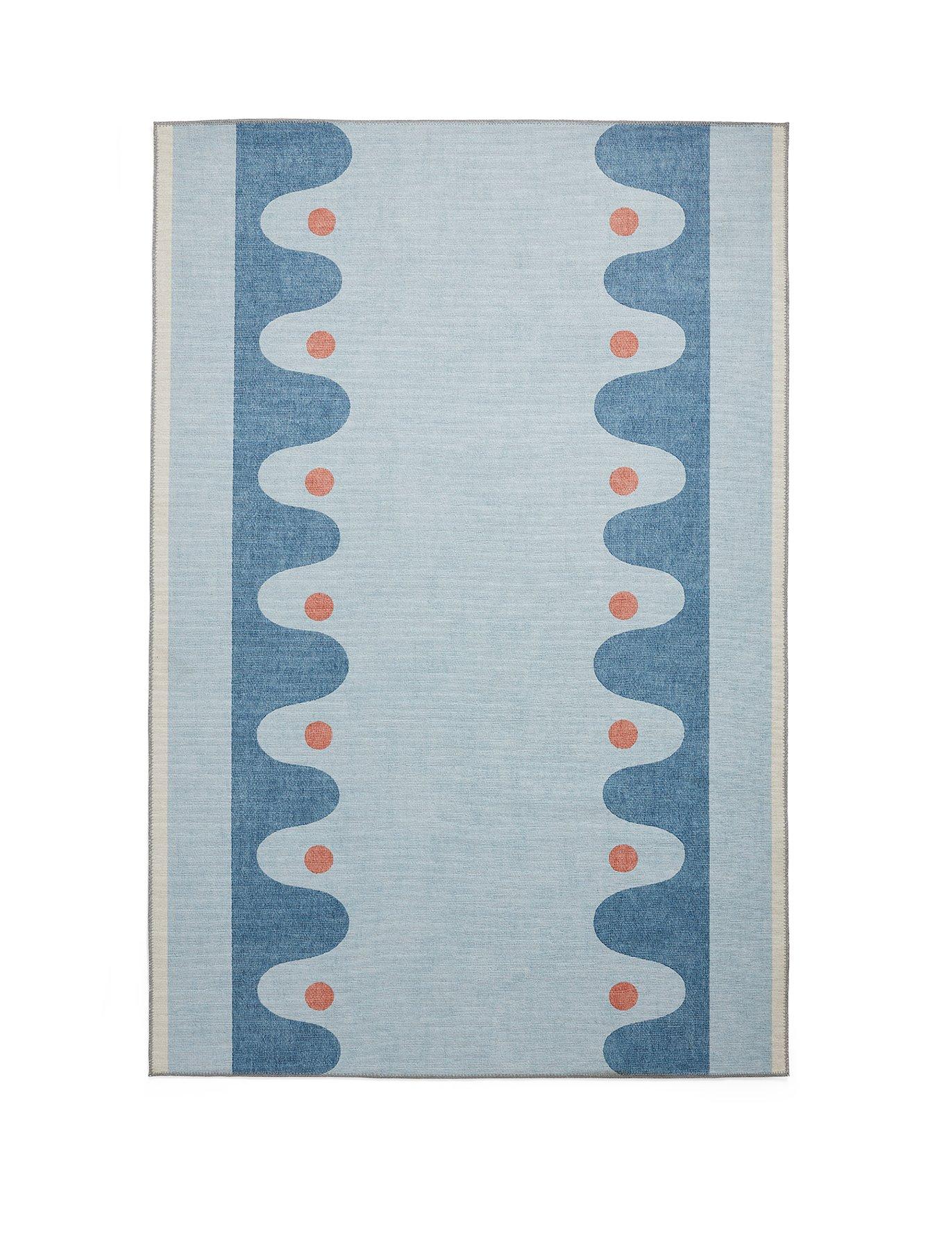 Image 2 of 6 of SCION Scion Oakham Denim Rug