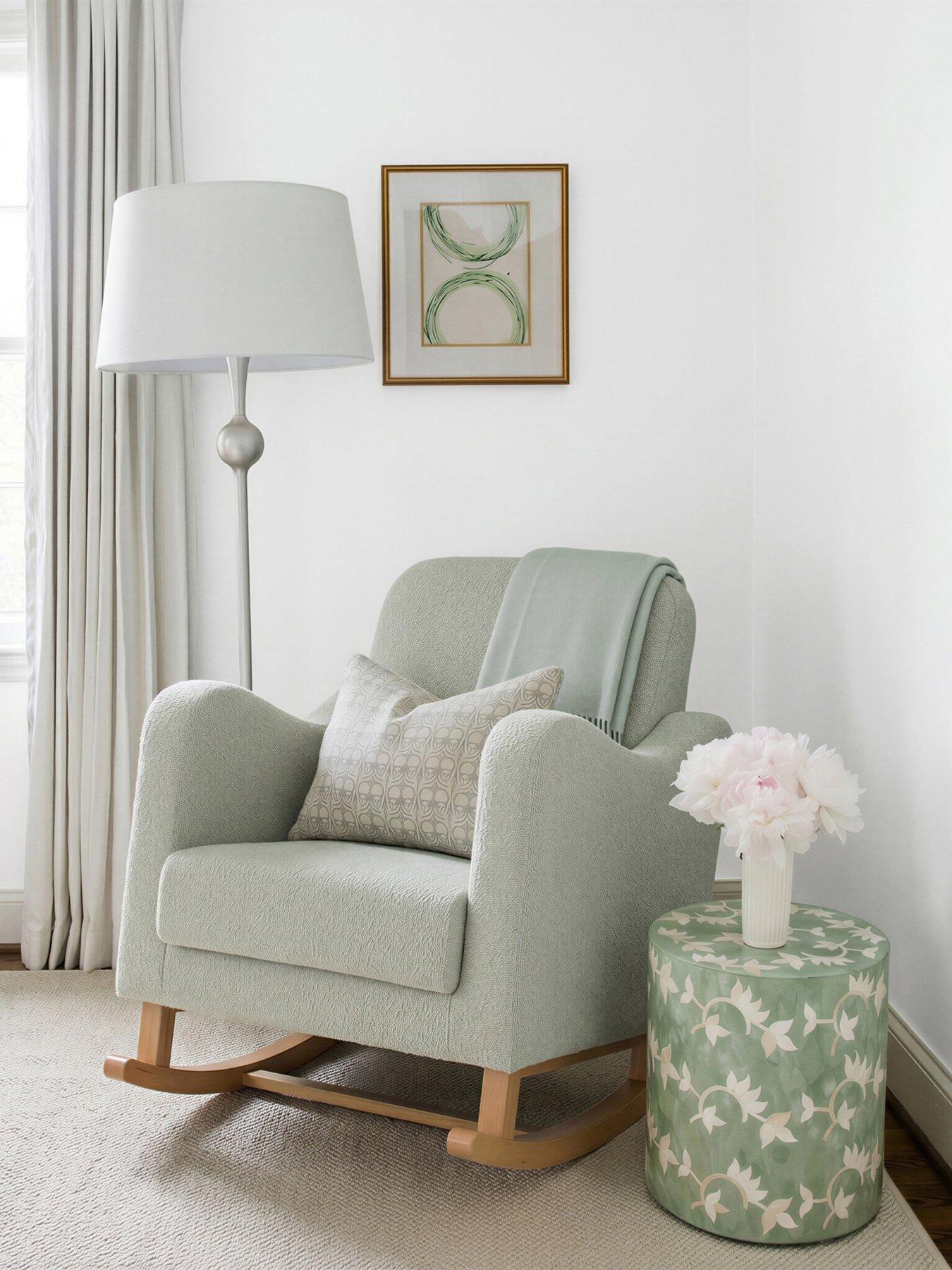 Image 1 of 5 of Bebe & Beyond Soother Nursing Chair Sage Boucle